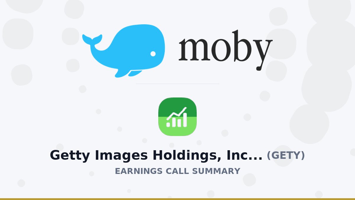 Getty Images Holdings, Inc. Q2 2026 Earnings Call Summary