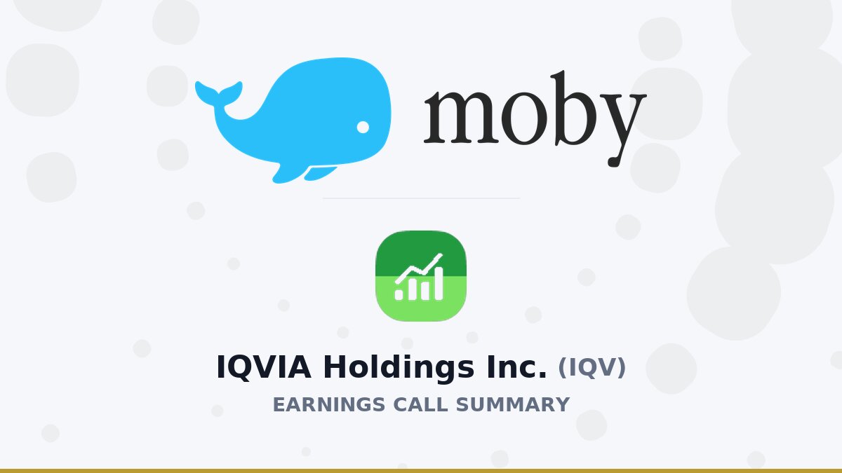 IQVIA Holdings Inc. Q2 2026 Earnings Call Summary