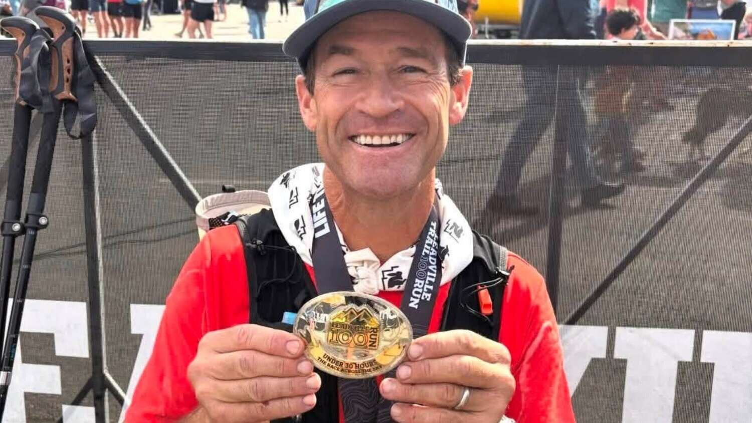 Texas firefighter battles sickness, falls to conquer grueling 100-mile race