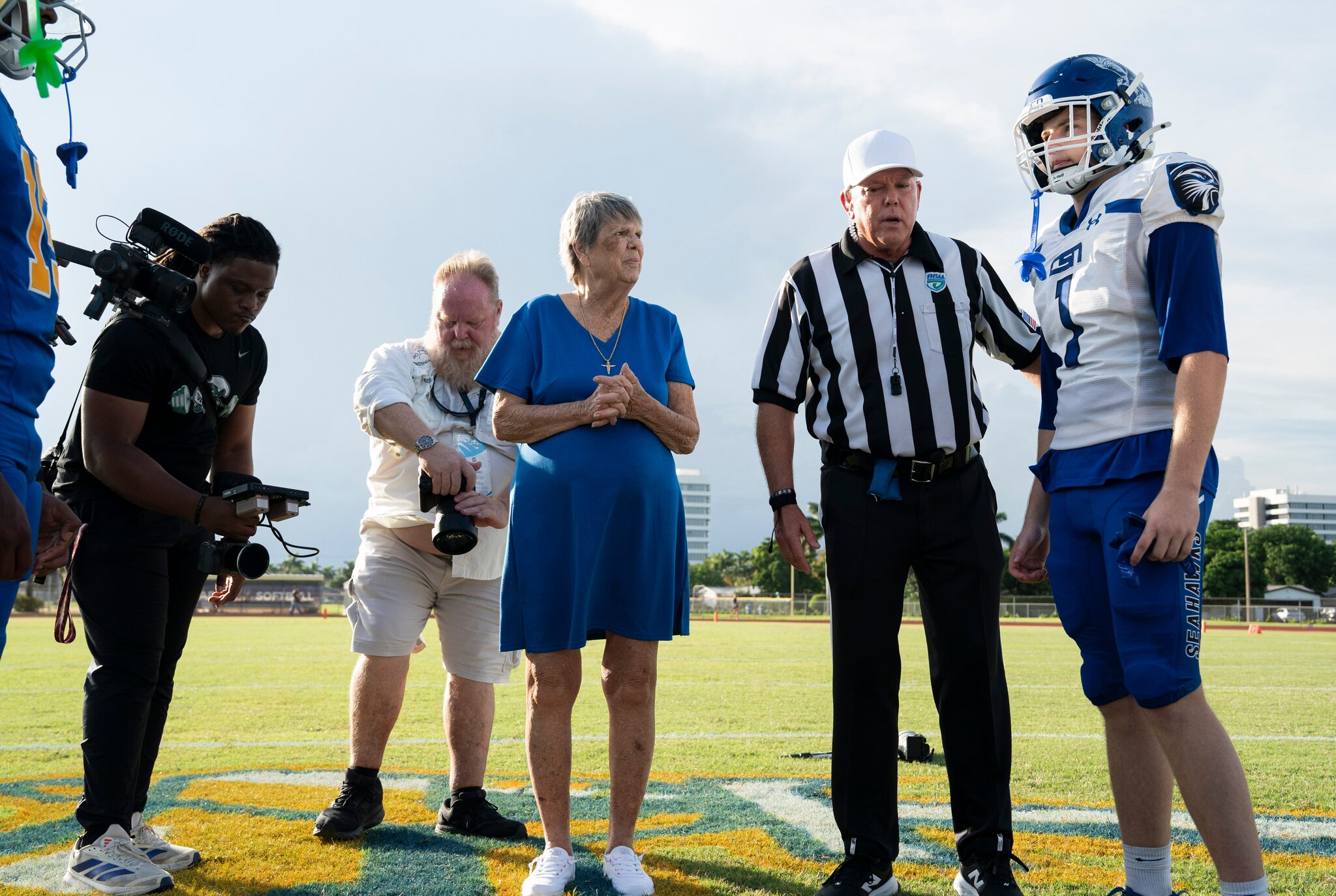 Sam Budnyk honored in Cardinal Newman season-opening win