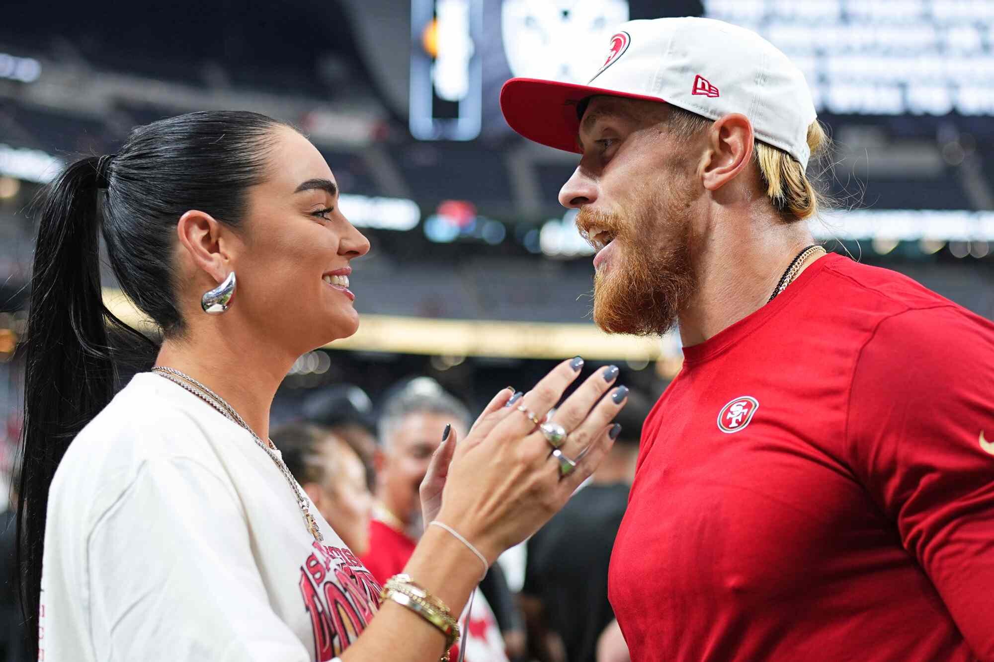 Claire Kittle Reacts After 49ers Husband George Kittle Is Cleared to Play Following Season-Ending Injury