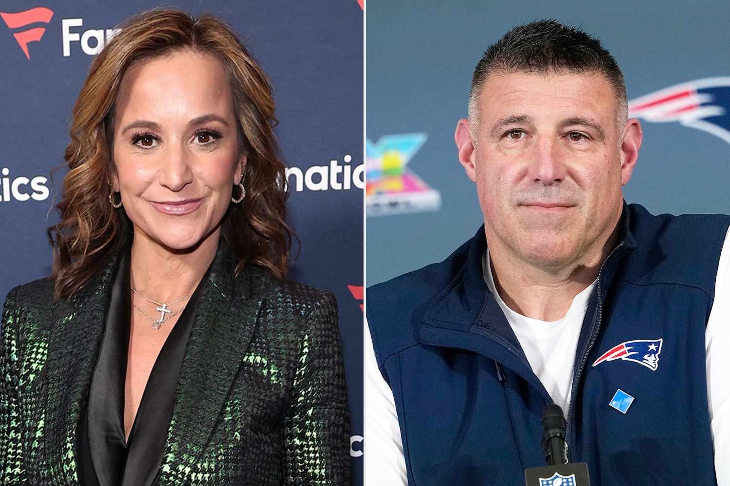 Dianna Russini and Mike Vrabel Photo Scandal Revisited During First ‘Football Night in America’ of the Season