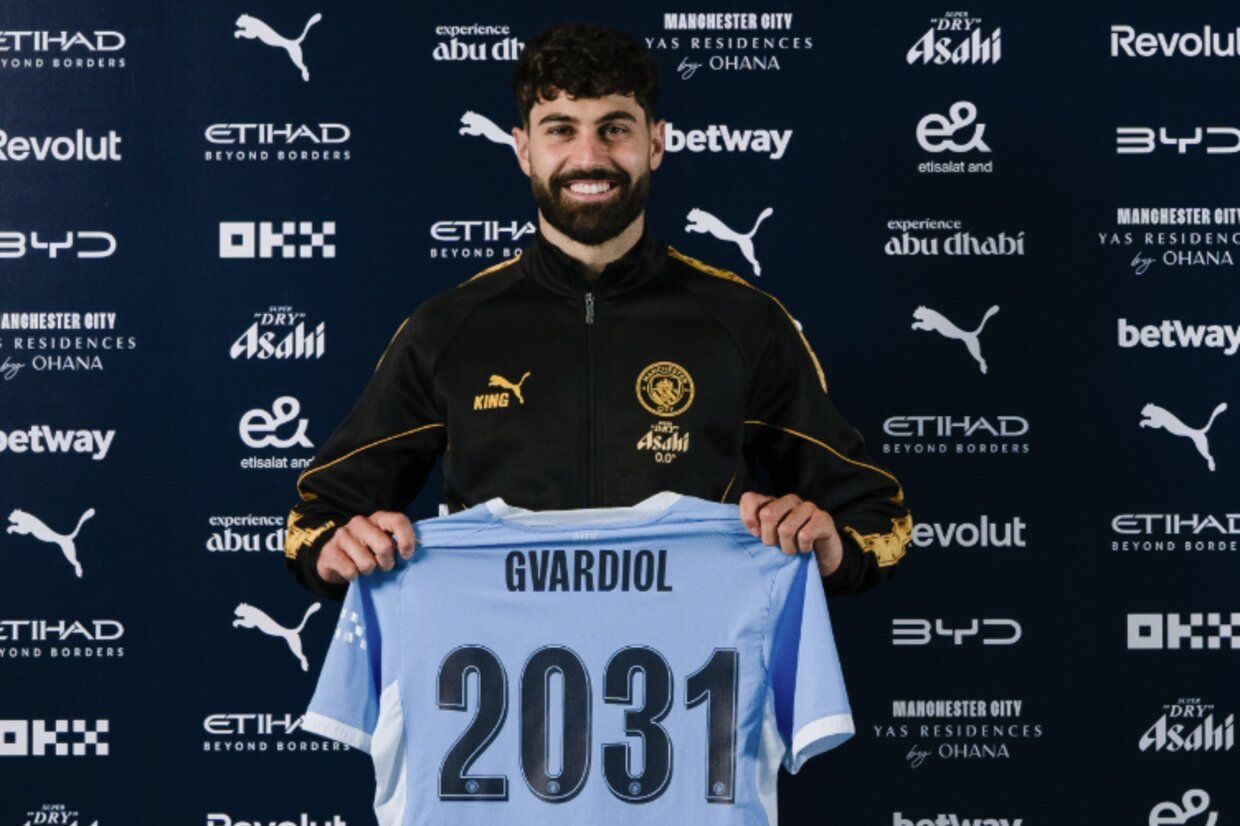 Josko Gvardiol signs new Manchester City contract