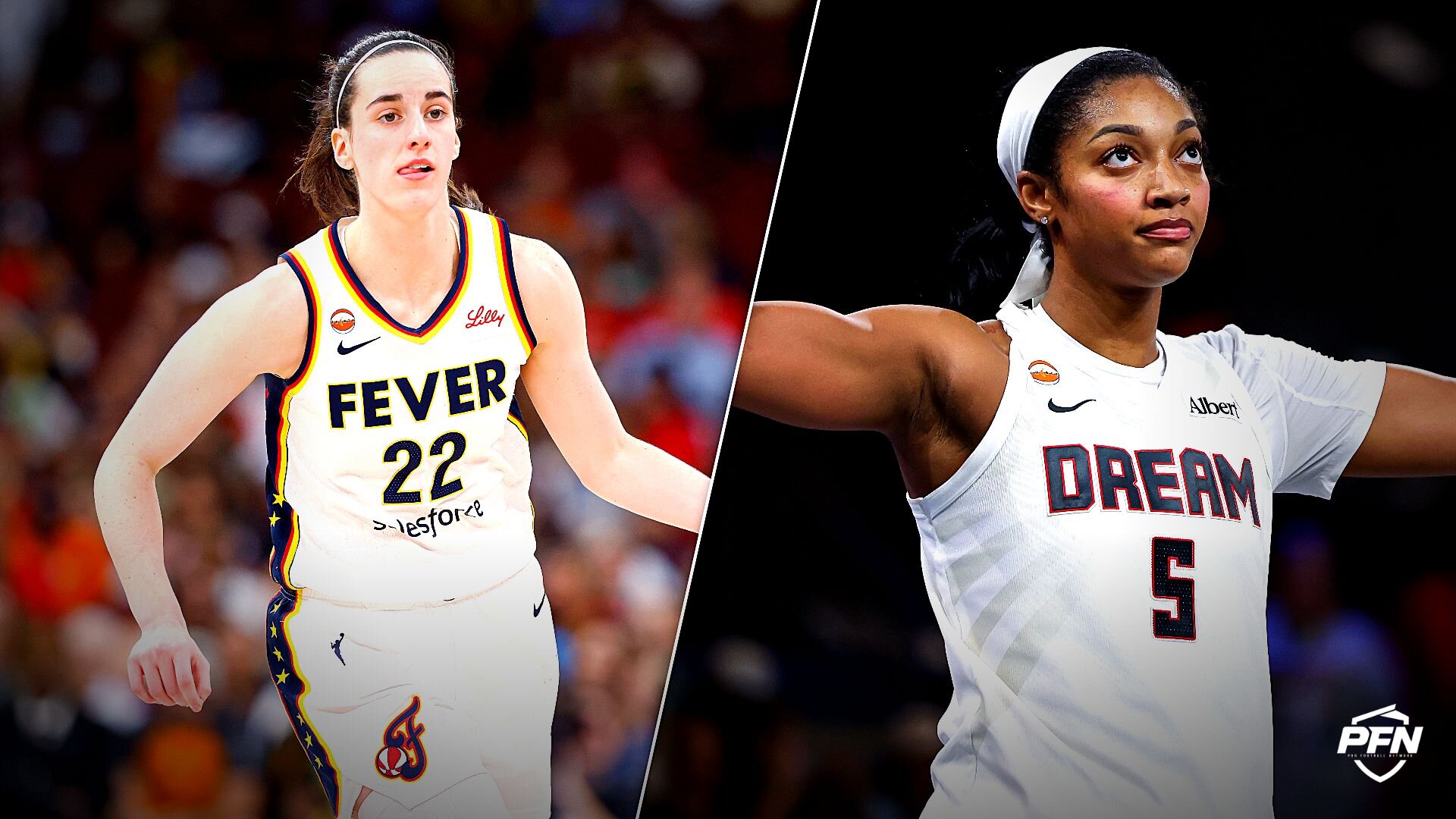Beautiful,’ ‘Step-Back Assassin’ — WNBA Fans Hyped As Caitlin Clark Hits 3-Pointer Over Angel Reese in Fever-Dream Clash