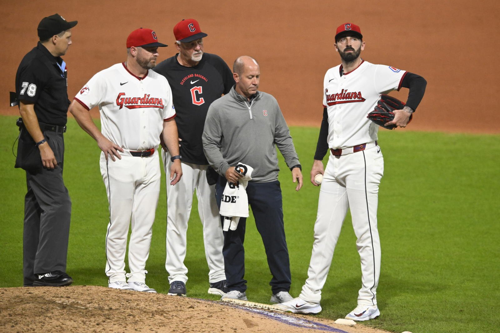 Cleveland Guardians Pitcher Exits Game Early With Injury
