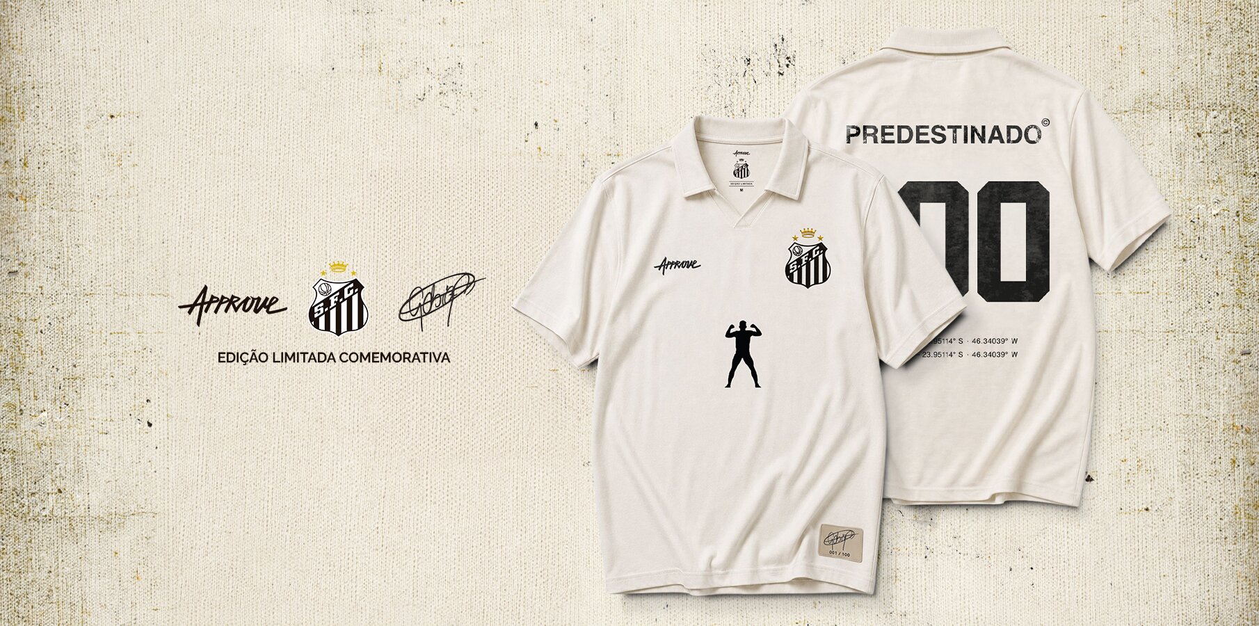 Santos FC, Approve and Gabriel Barbosa unveil shirts for 100th goal