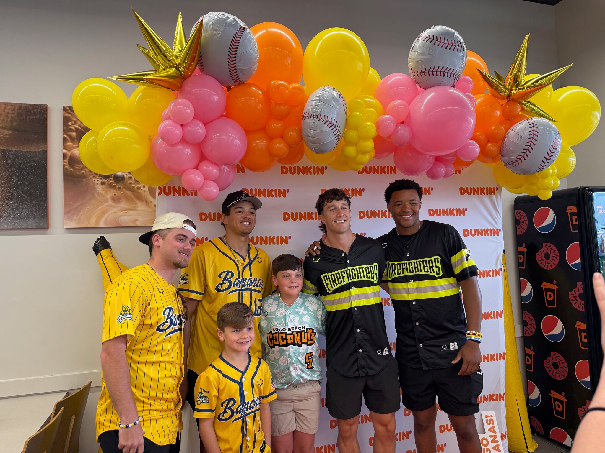 Can't get a ticket? Meet Savannah Bananas players Saturday at Dunkin