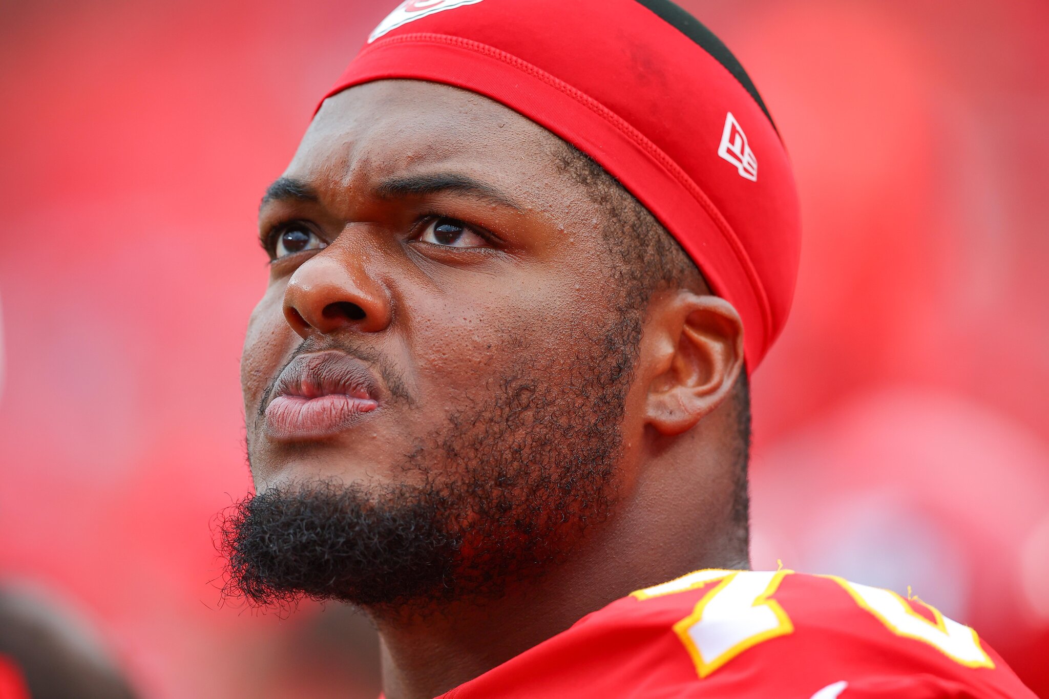 Chiefs coaches will see how tackle Kahlil Benson rebounds from Saturday