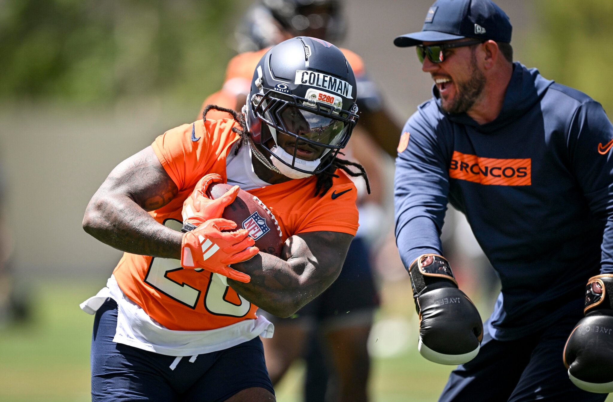 Jonah Coleman is already turning heads at Broncos training camp