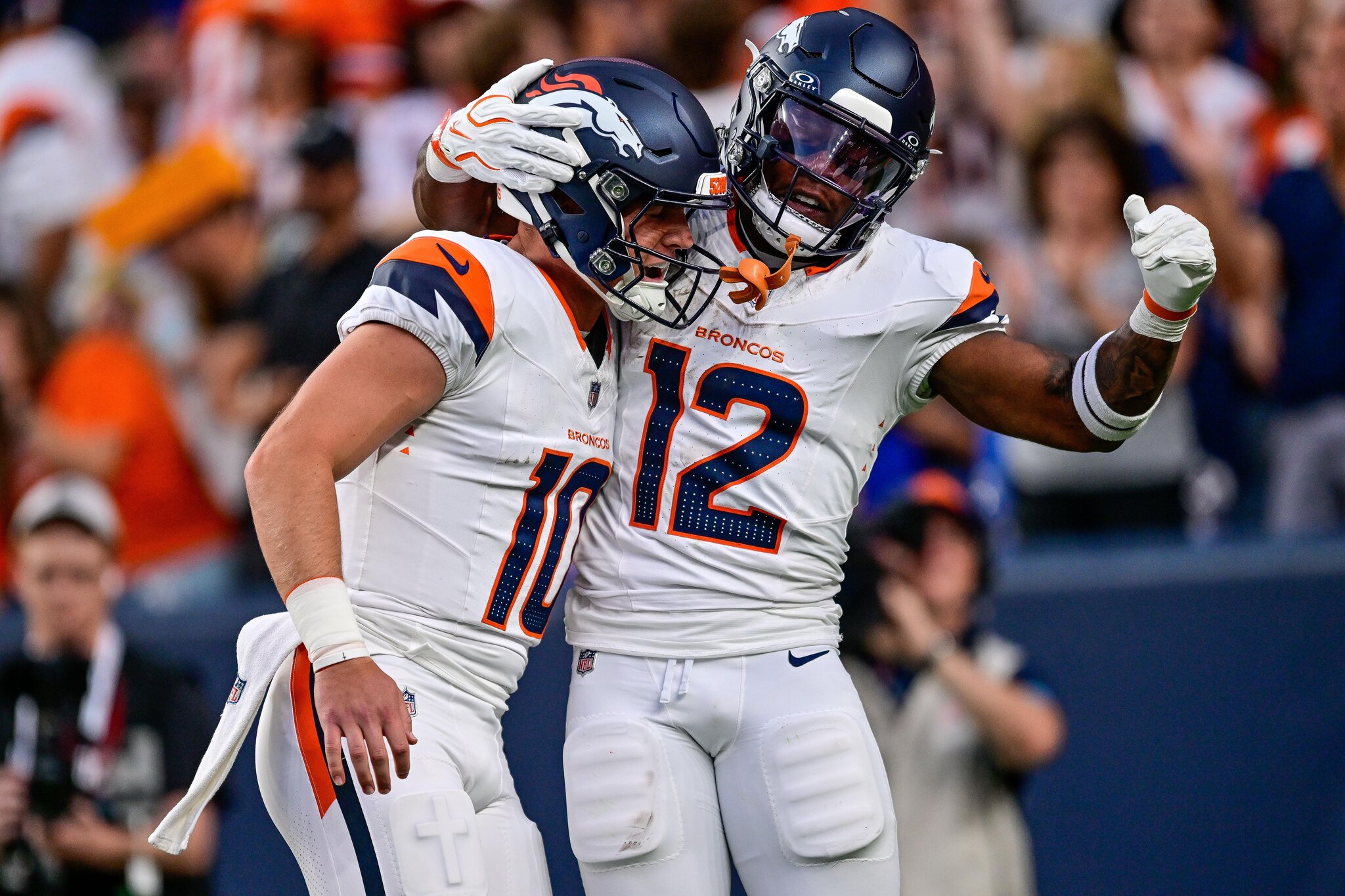 Bo Nix + Jaylen Waddle gives glimpse of what Broncos offense looks like