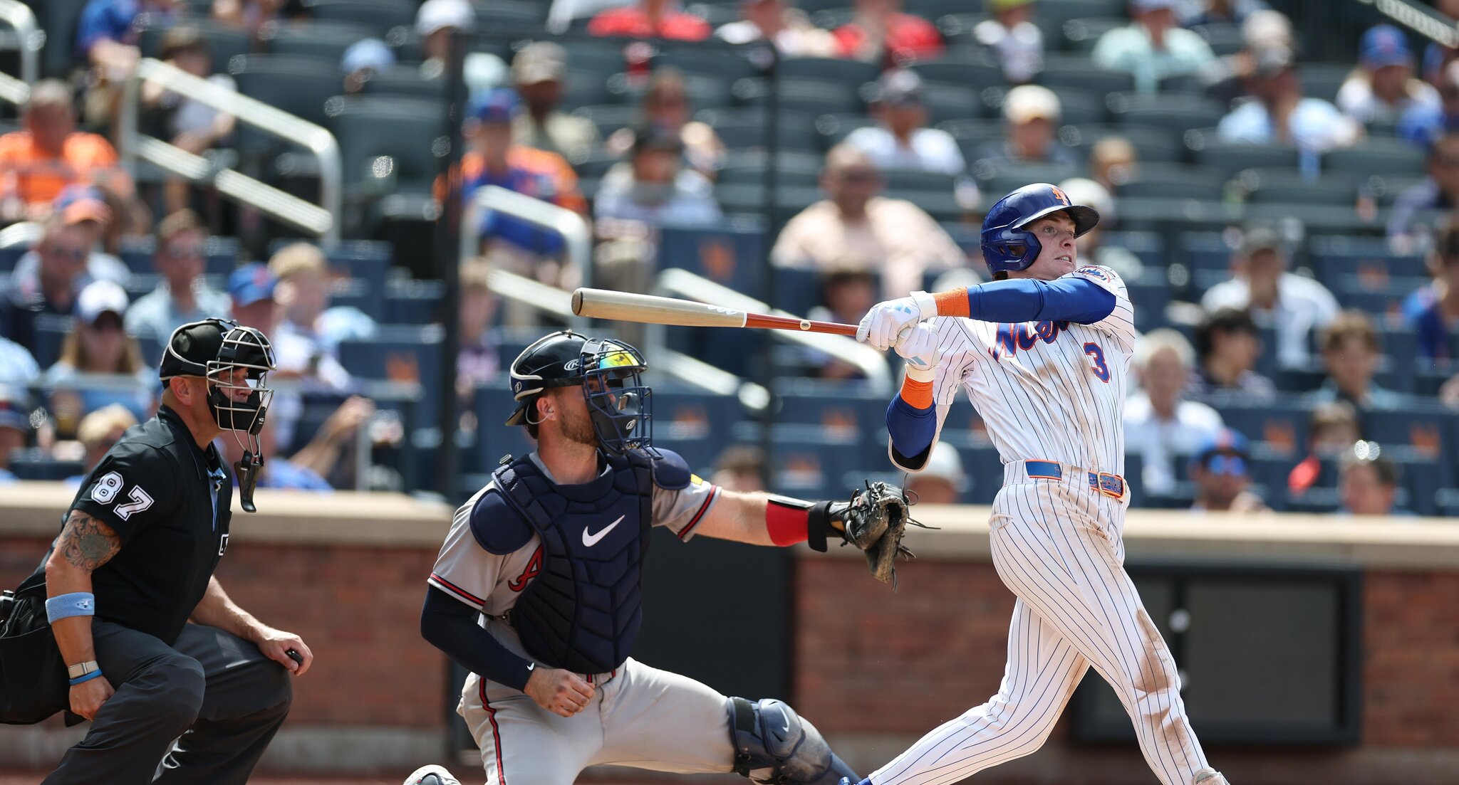 Manaea and the Mets eke out a one-run victory against the Braves