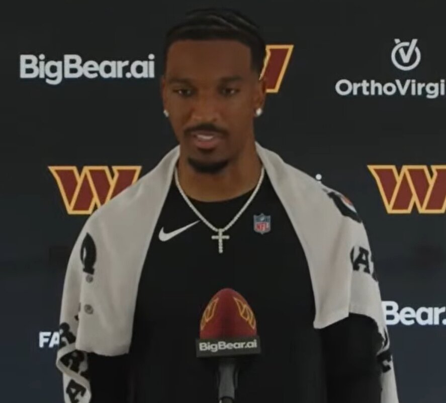 Jayden Daniels talks about leadership and feeling like it’s his team now