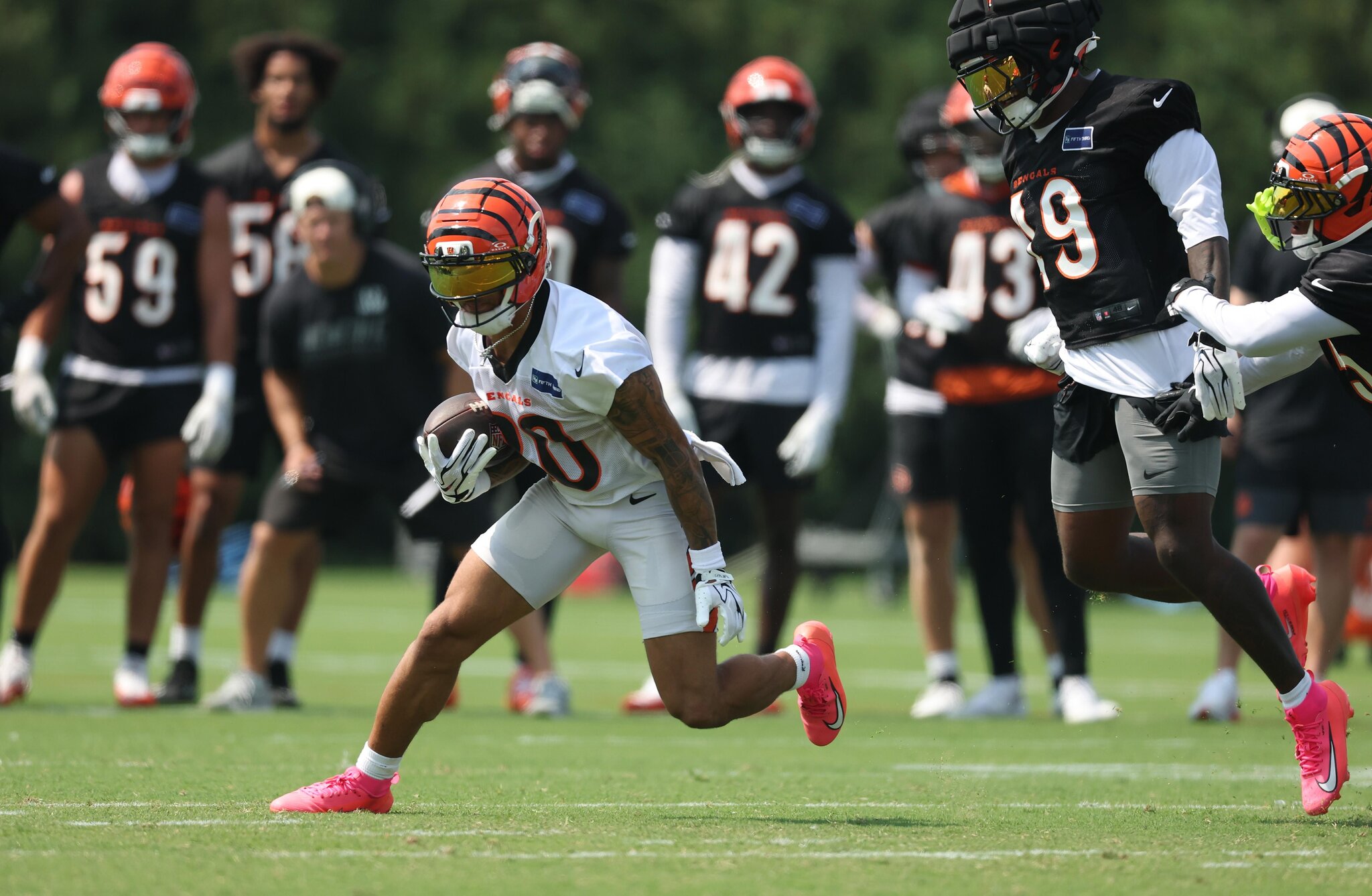 Bengals training camp Day 4 Twitter recap