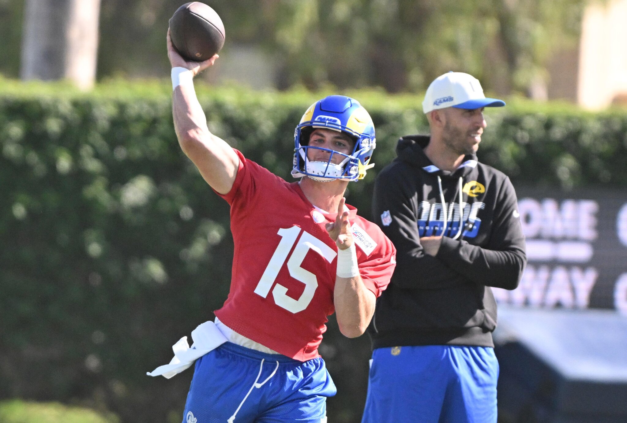 Ty Simpson ‘sharper, more efficient’ than Stetson Bennett on first day