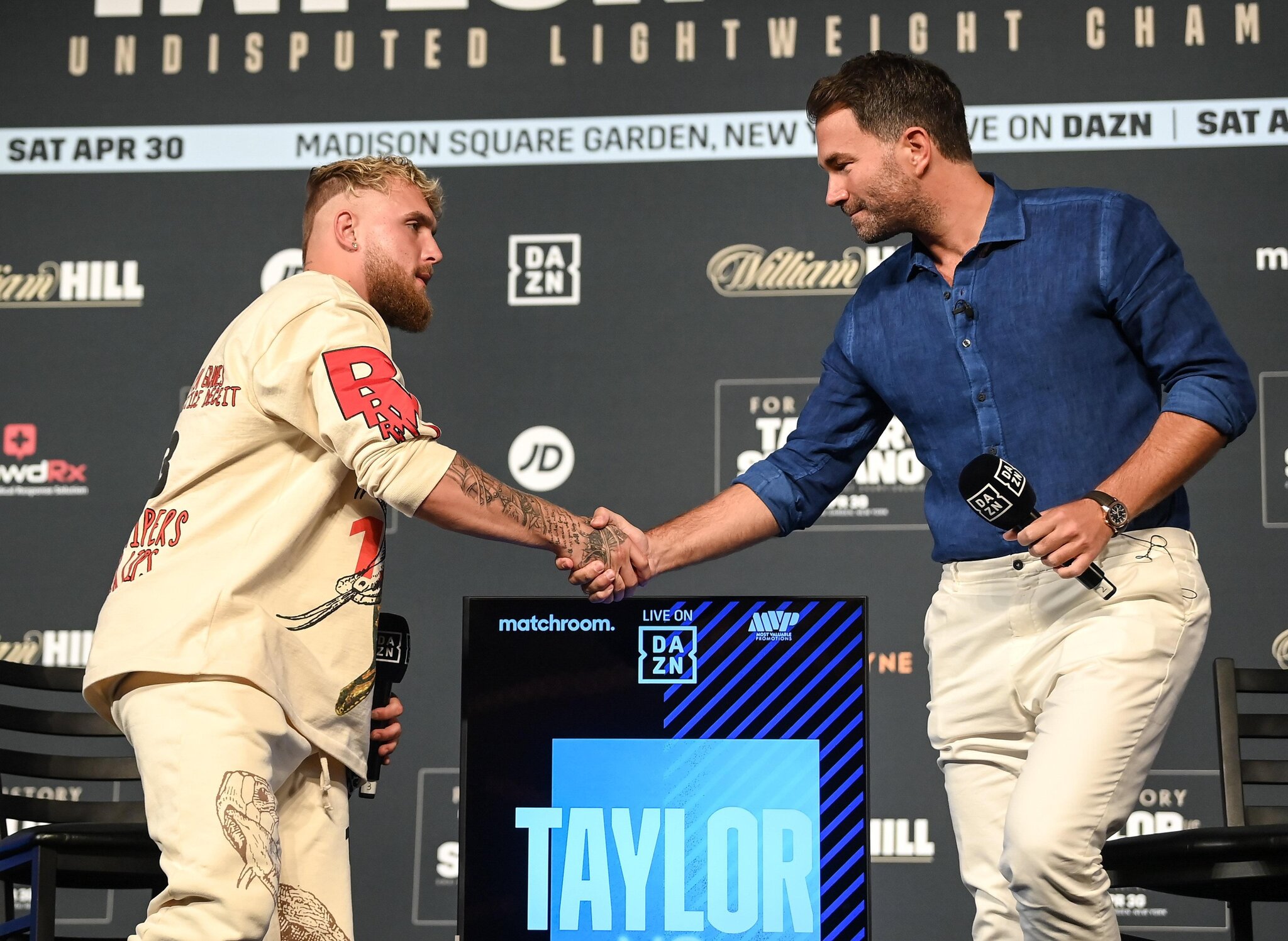 Jake Paul, MVP team up with Eddie Hearn for women’s boxing partnership, sign Skye Nicolson