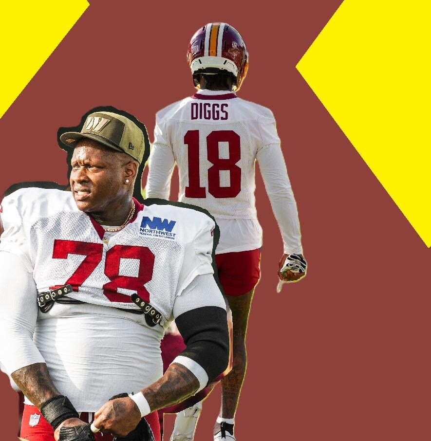 What is the net impact on Commanders of Stefon Diggs signing & Laremy Tunsil injury?