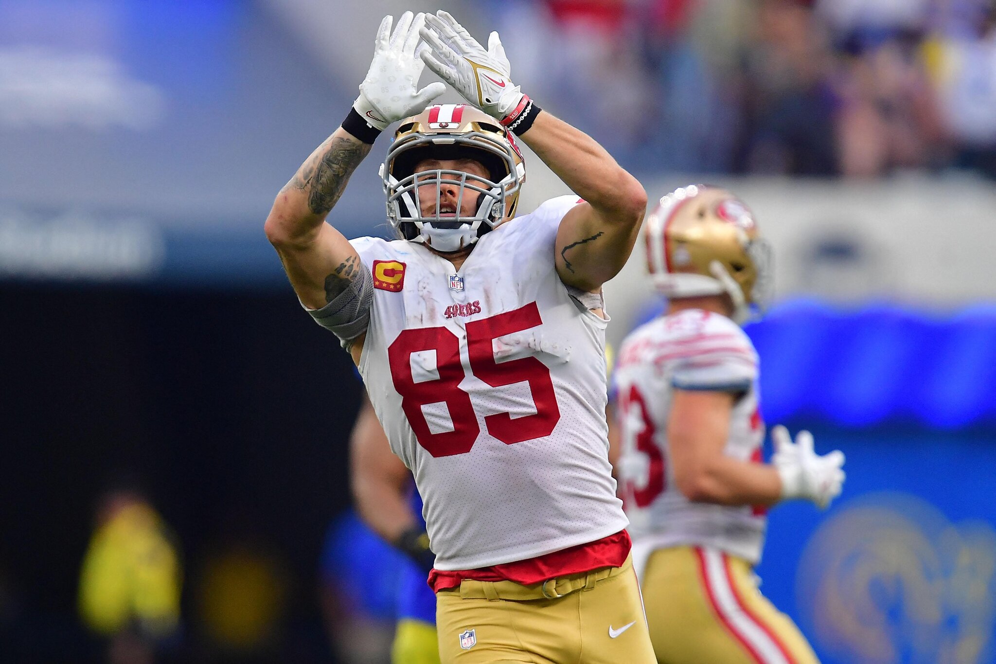 George Kittle on track to play against Rams in Week 1