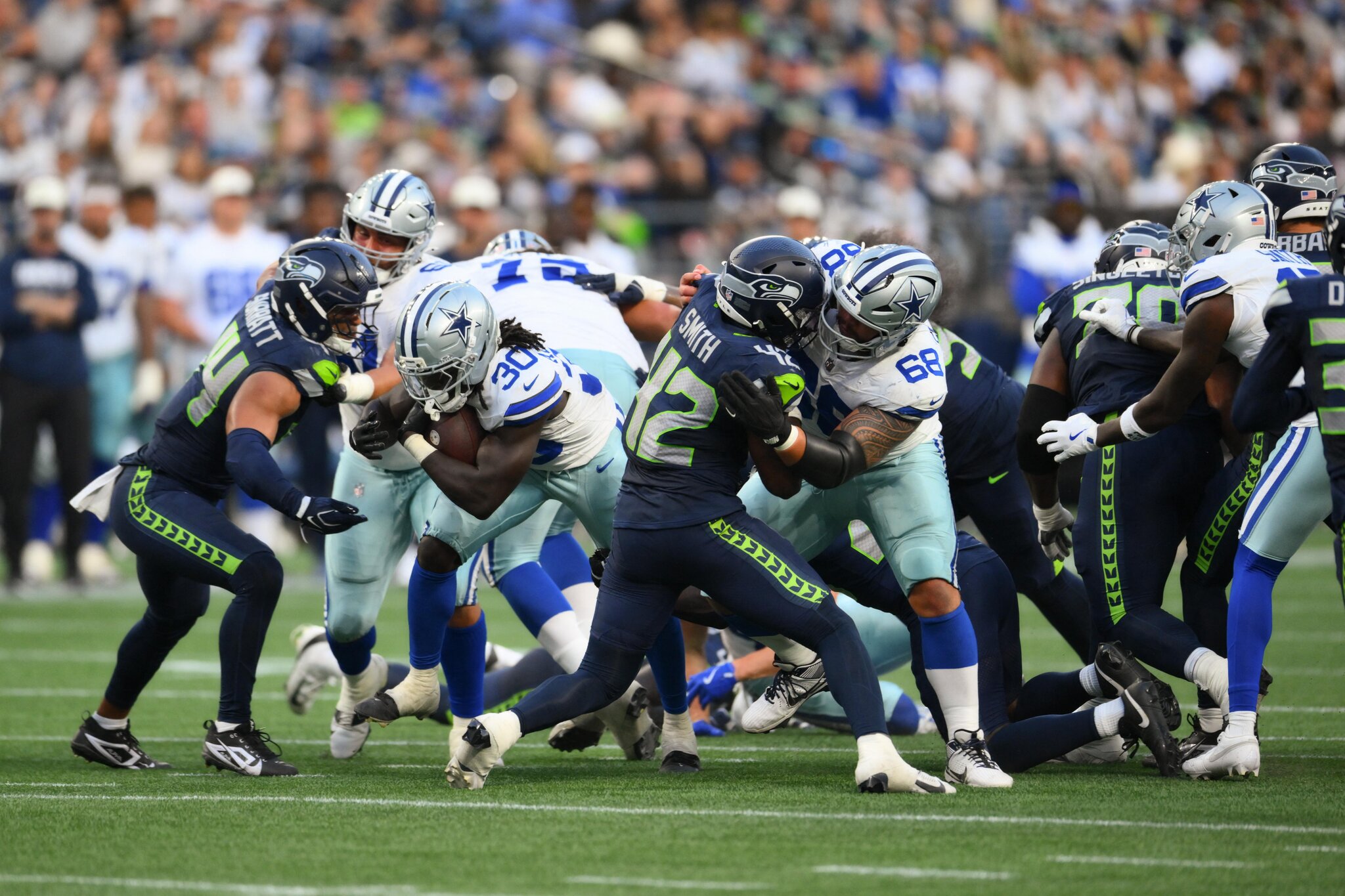 Camden Brown leads scoring in strong defensive effort for Cowboys win at Seahawks