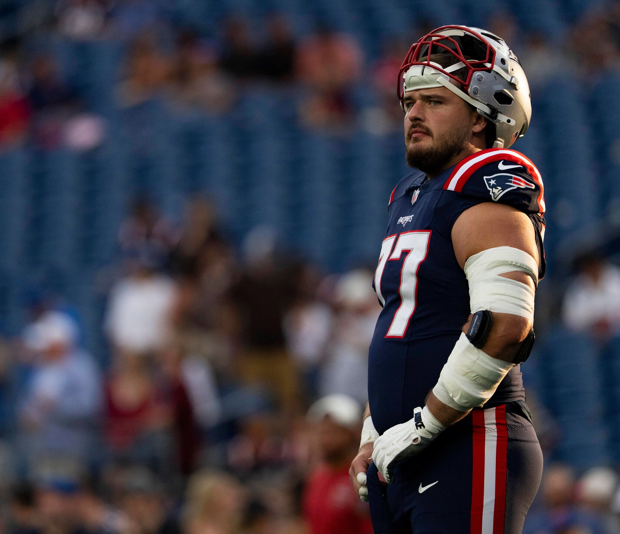 Patriots O-lineman Ben Brown dealing with multi-week injury