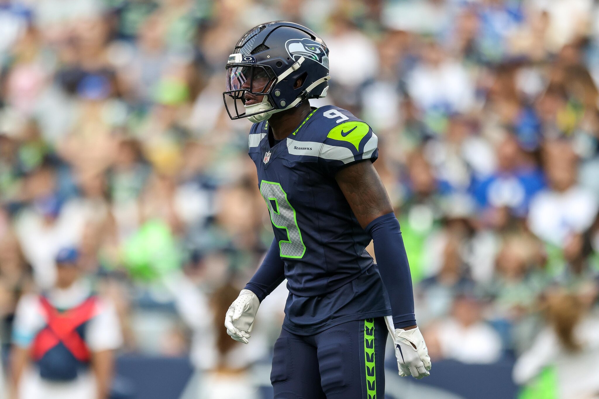 Another injury: Seahawks rookie Bud Clark carted off Titans game with air cast