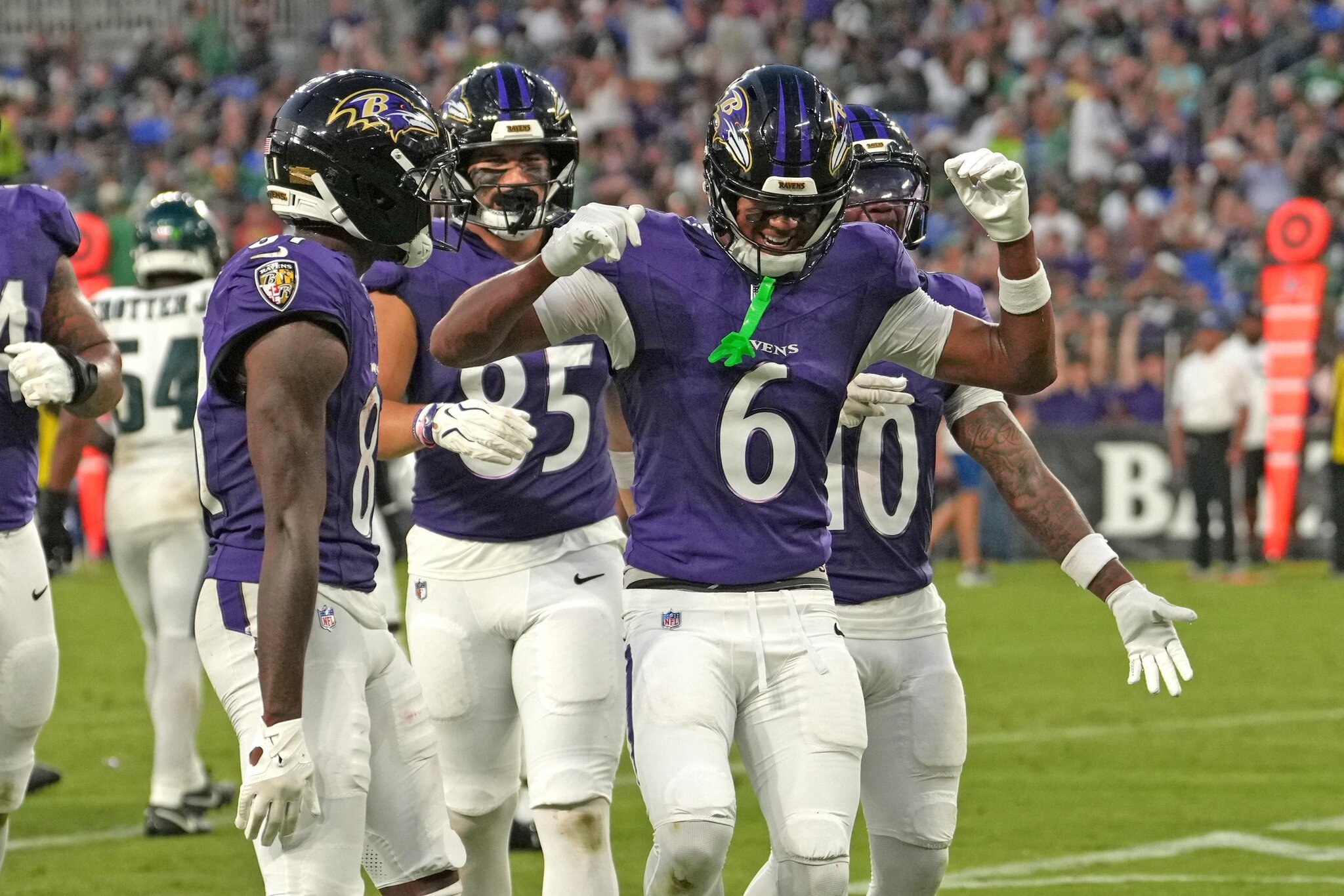 Ravens’ rookie pass-catchers dazzle in preseason win over Eagles