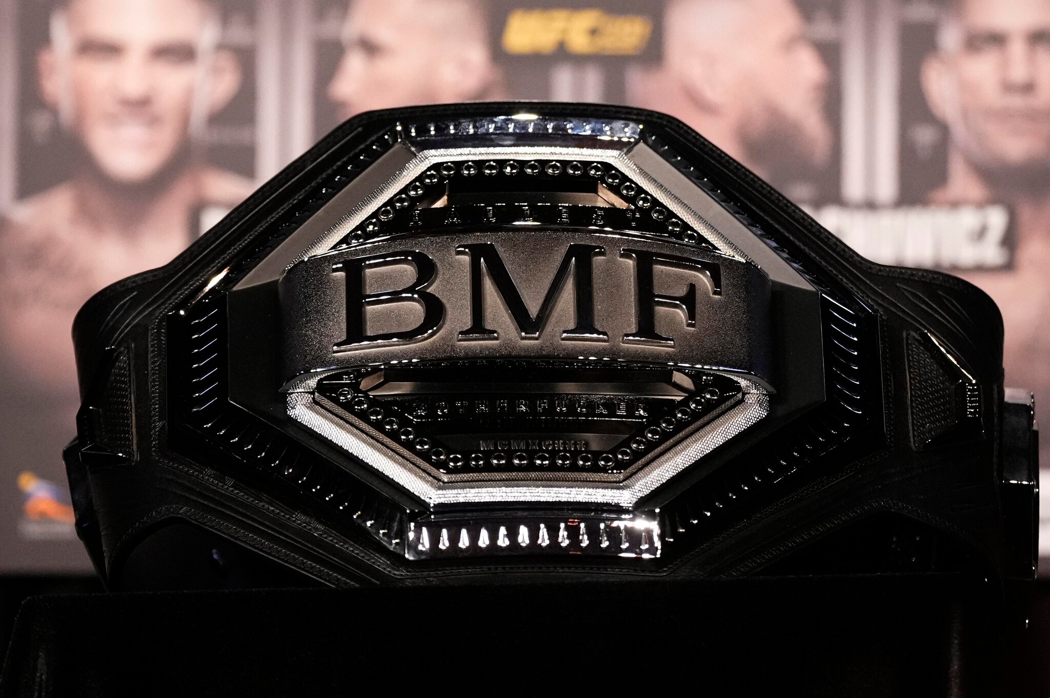 Dana White open to creating women’s ‘BMF’ belt