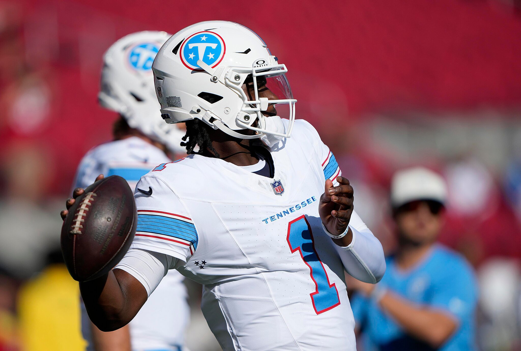 Cam Ward struggles in Titans preseason opener
