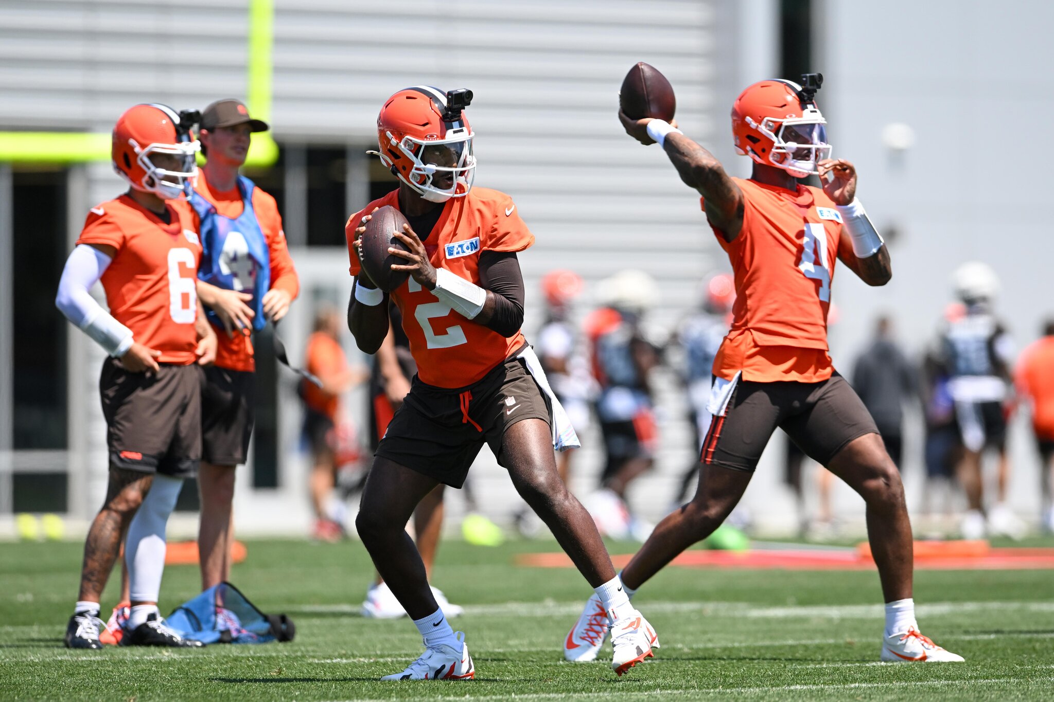 Browns QB competition: Watson came in with ‘leg up,’ Shedeur has ‘upward trajectory