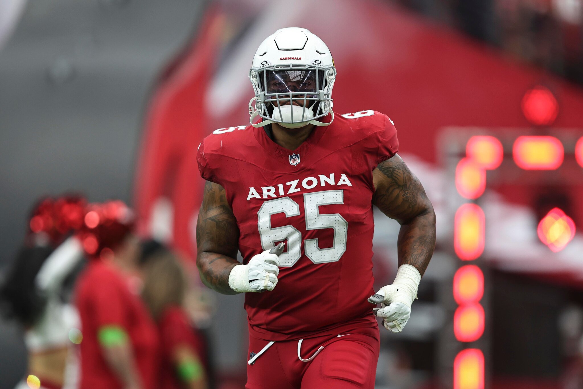 Is right tackle already a problem for the Cardinals?
