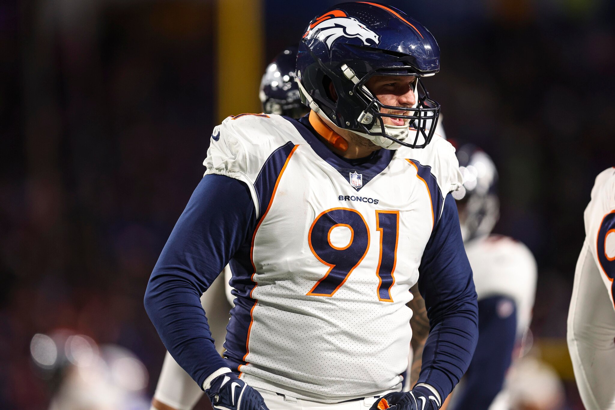 Broncos DL Matt Henningsen suffered a torn Achilles