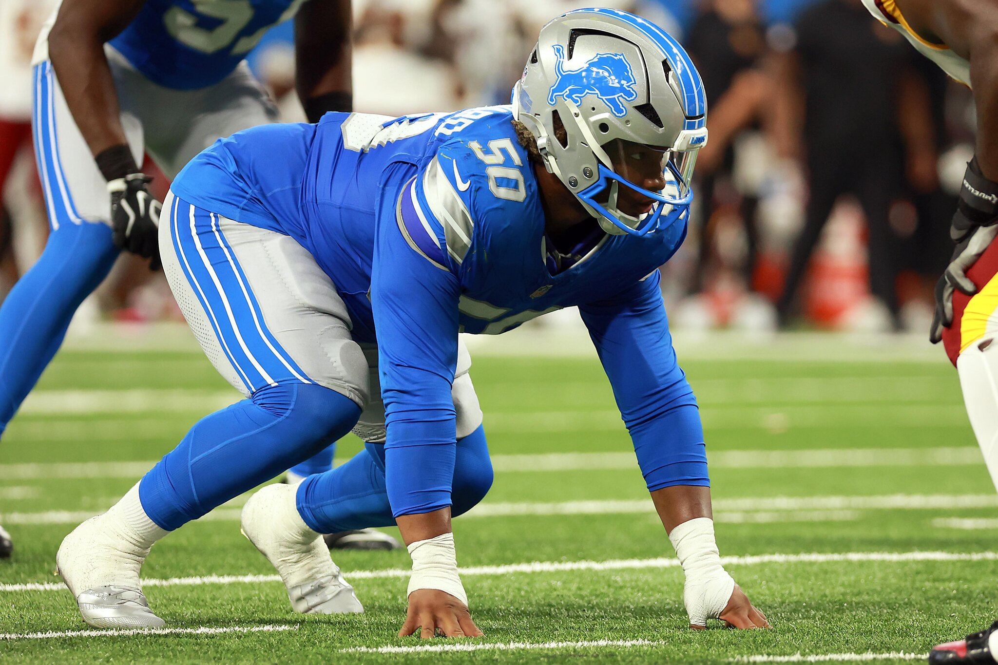 Lions DT Skyler Gill-Howard is clicking but still not happy with 1 part of his game