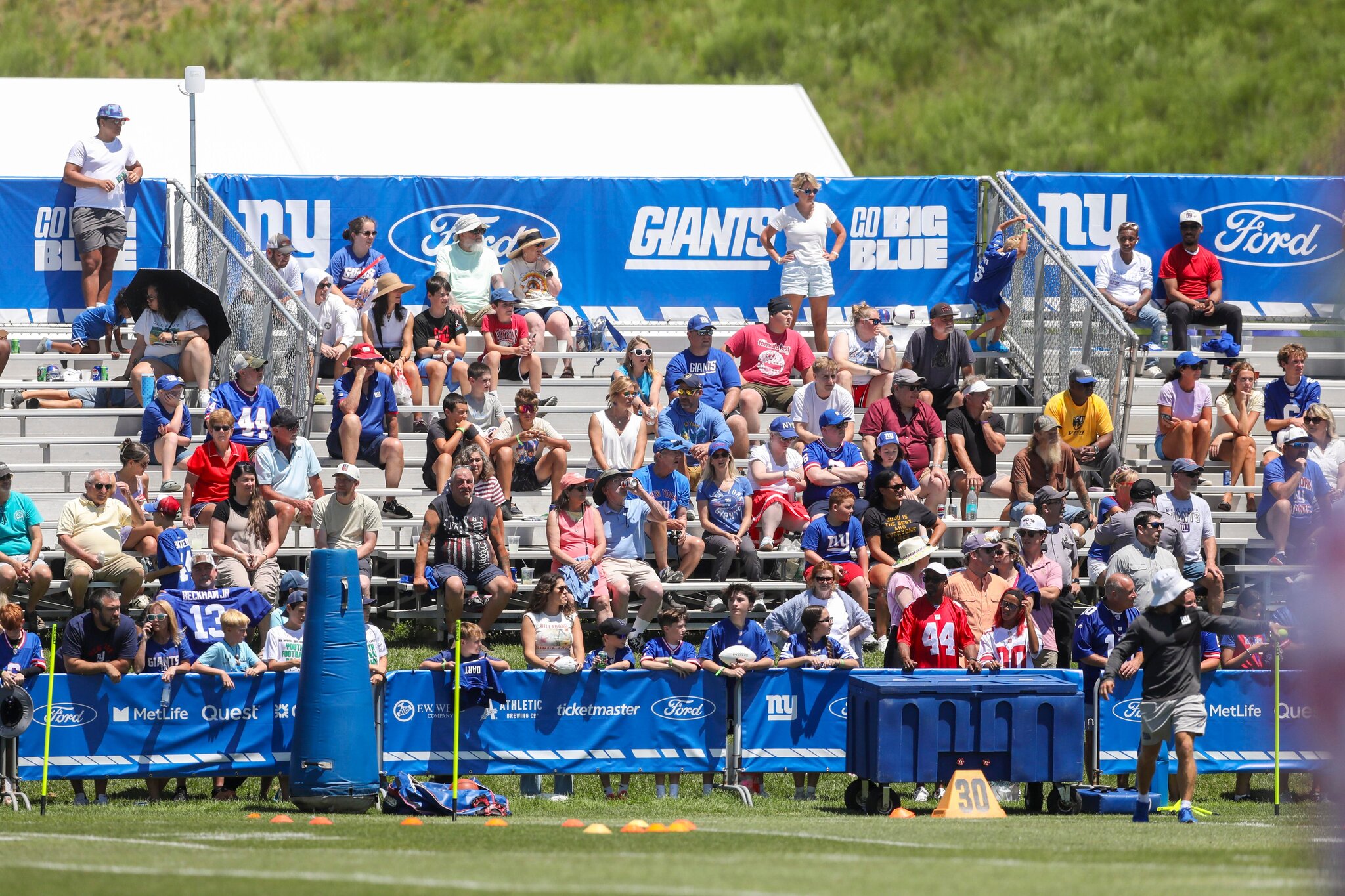 NY Giants training camp report: Abdul Carter, Giants fans win the day
