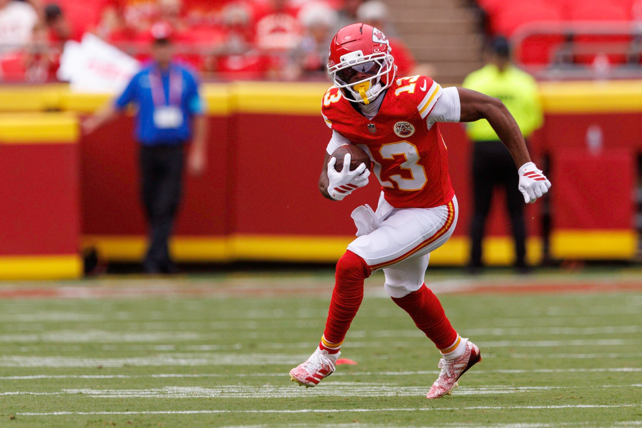 Andy Reid says Chiefs’ rookie Cyrus Allen ‘knows how to set routes up