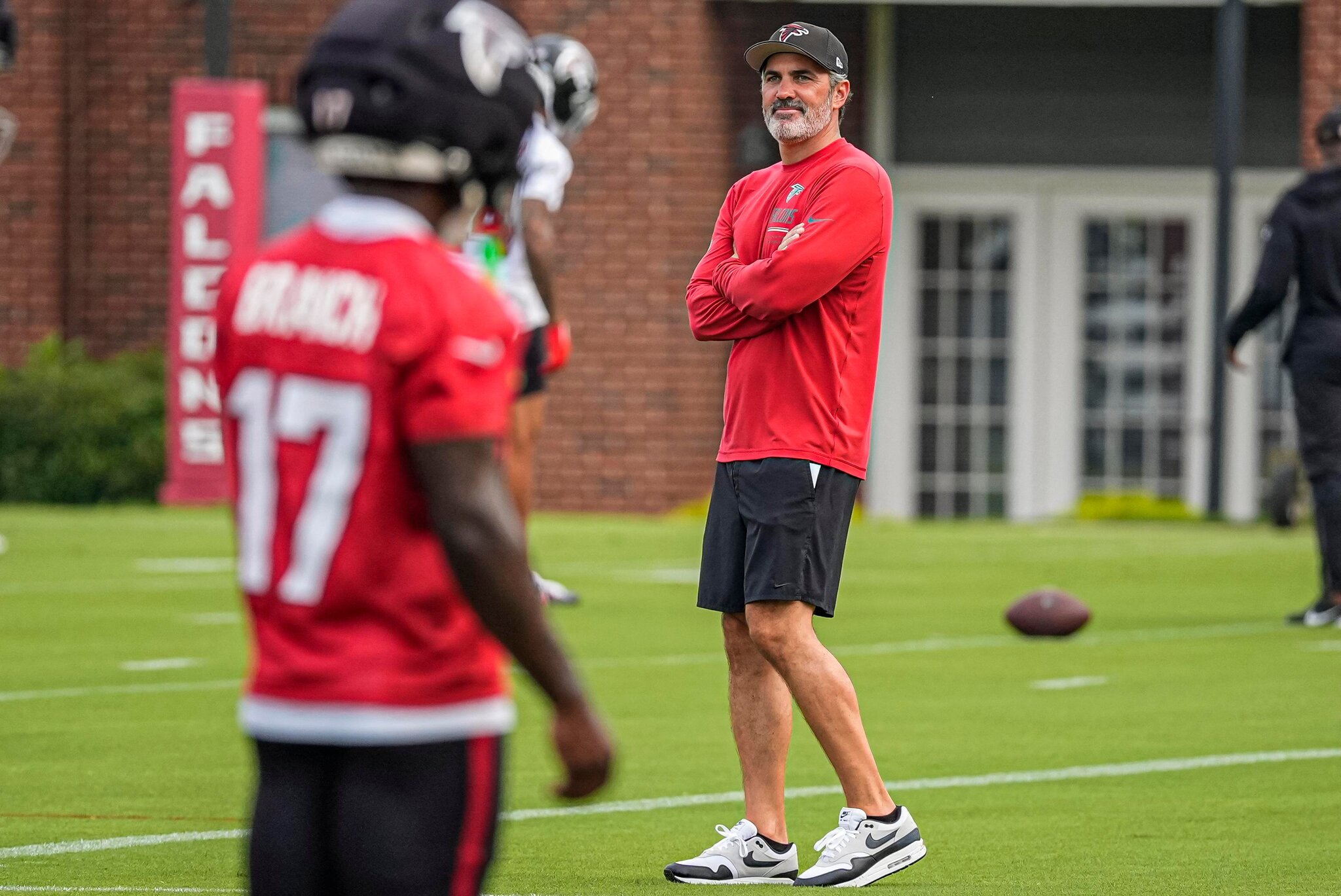 Falcons finish training camp with quick, intense practice before Dolphins preseason matchup