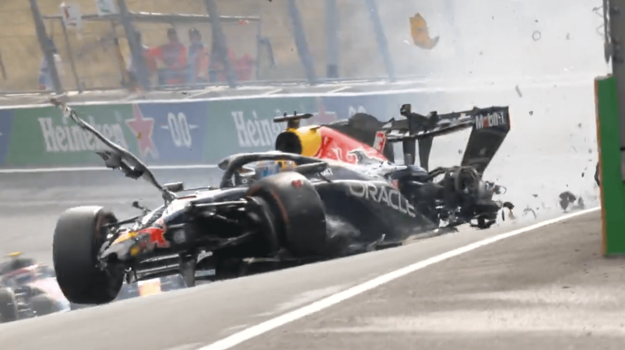 Max Verstappen’s final Dutch Grand Prix ends on the opening lap