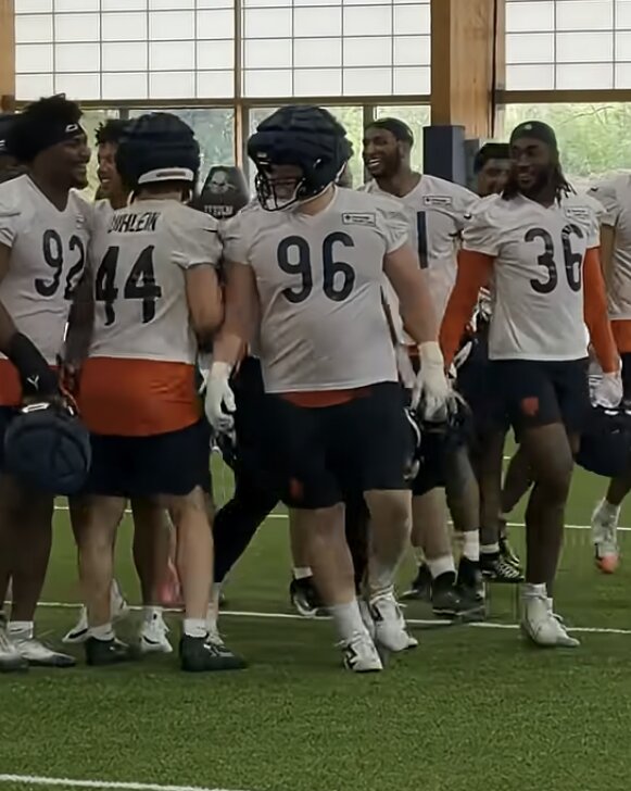 Jordan van den Berg can’t wait to play the Browns, and Bears fans can’t wait to watch