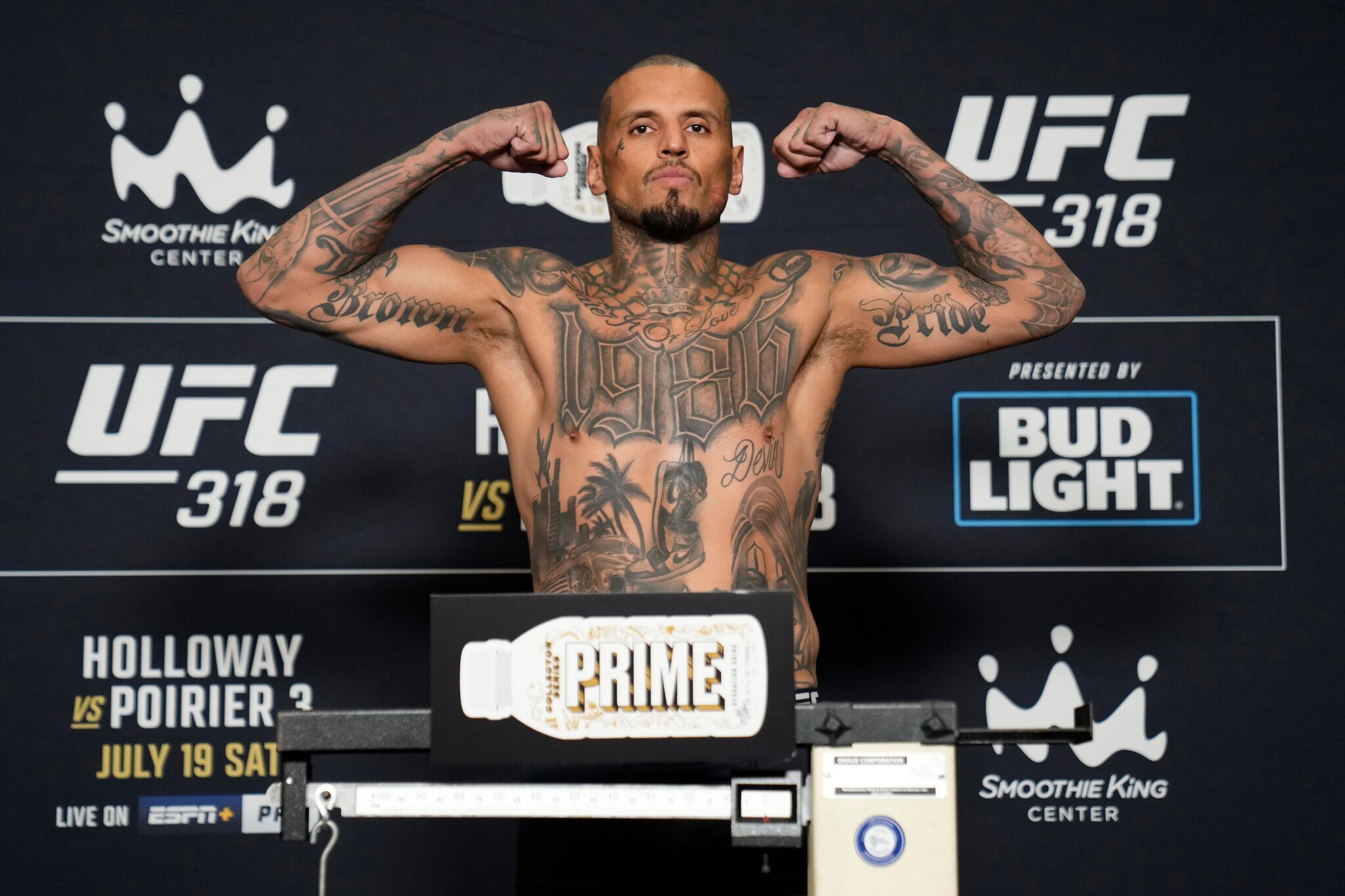 LIVE! UFC Belgrade Early Weigh Ins Results!