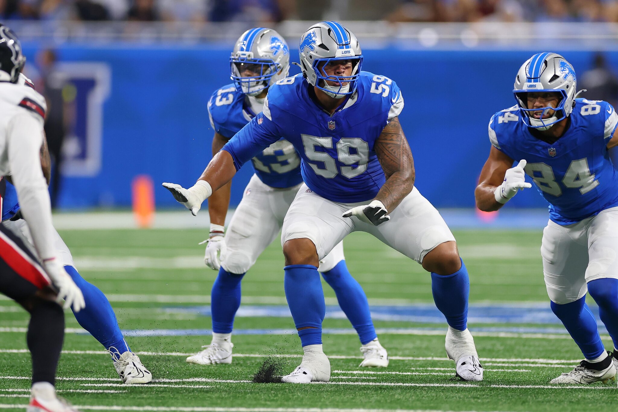 Lions OT Giovanni Manu oddly lands on NFI list after training camp practice