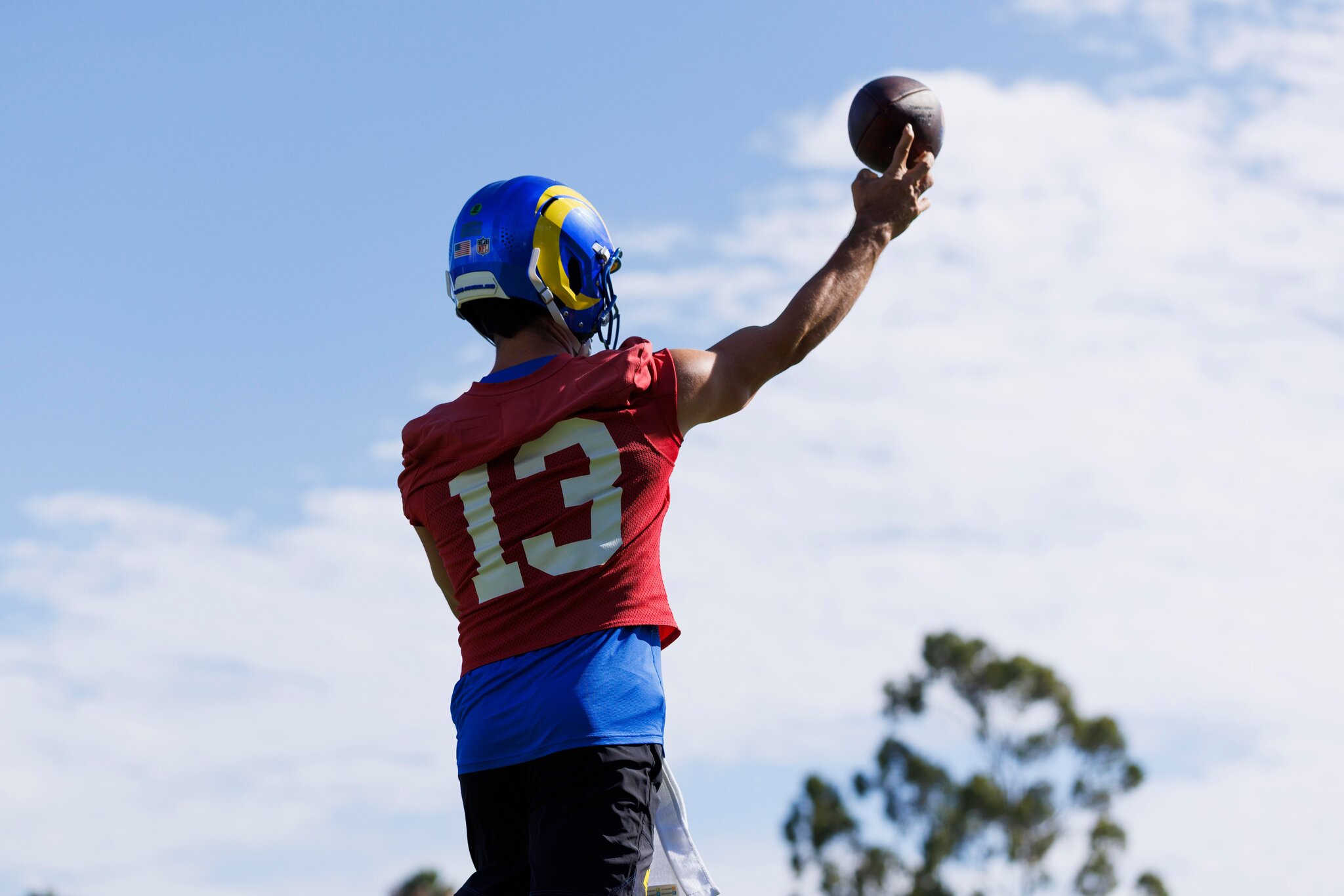 Stetson Bennett opens training camp with Rams’ 1s