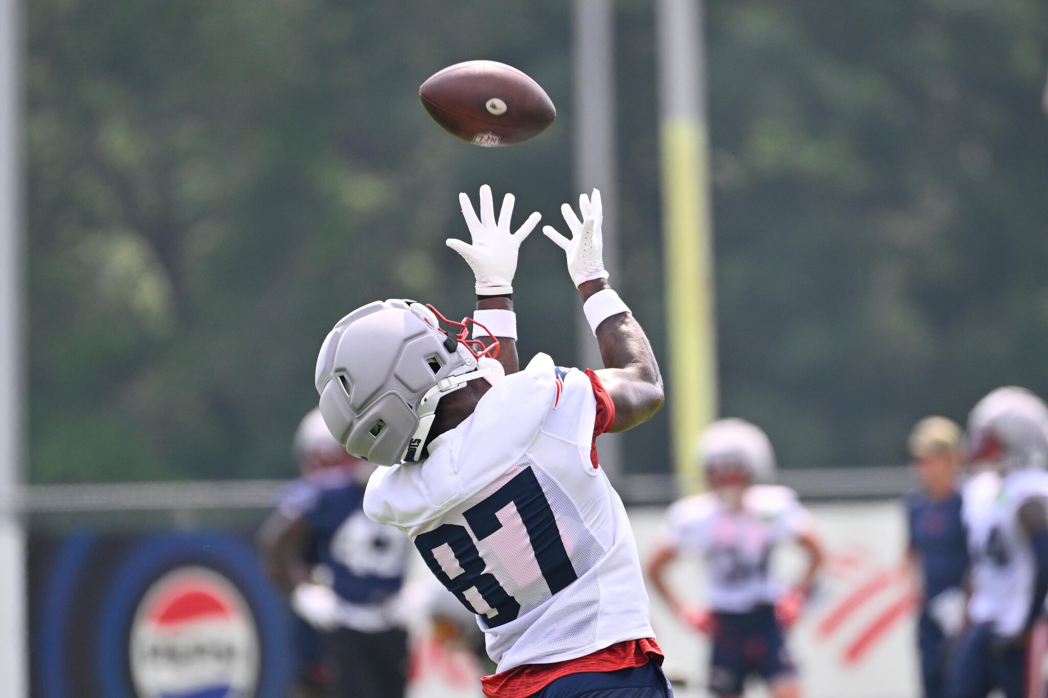 Patriots training camp notebook: Offseason additions active at wide receiver