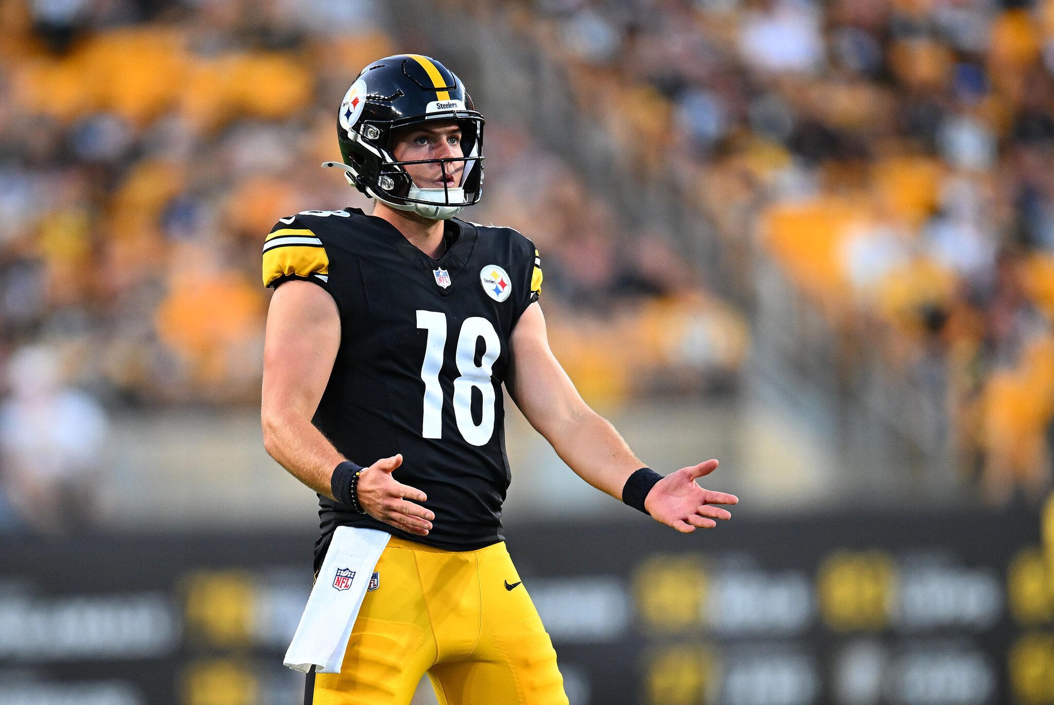 Will Howard struggles, throws two INTs in Steelers’ loss to Jets