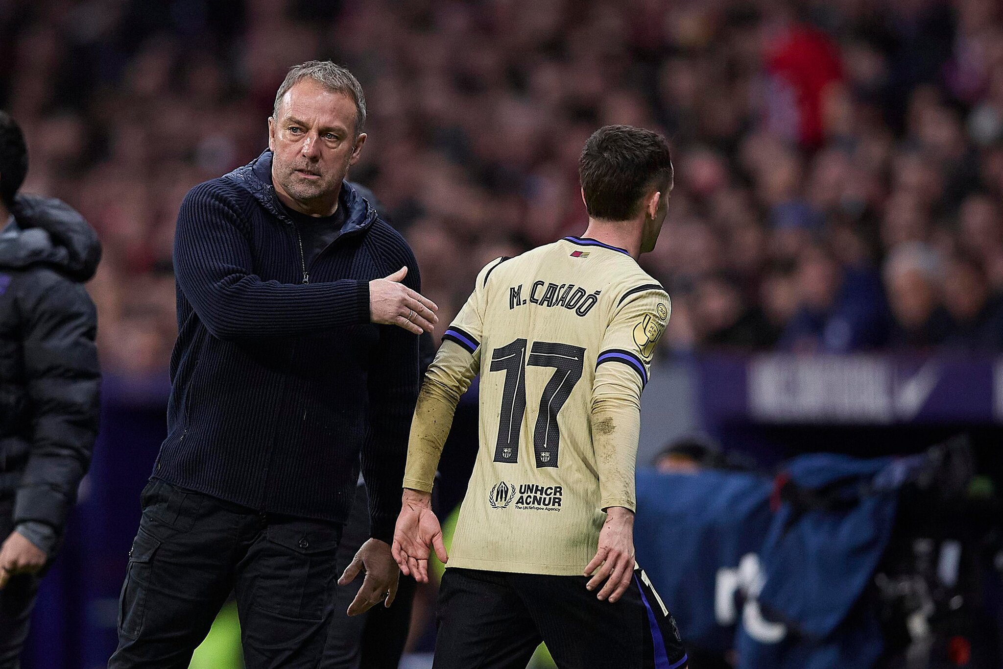 It’s not easy for me’ – Hansi Flick talks Marc Casadó and Roony Bardghji’s Barcelona departures