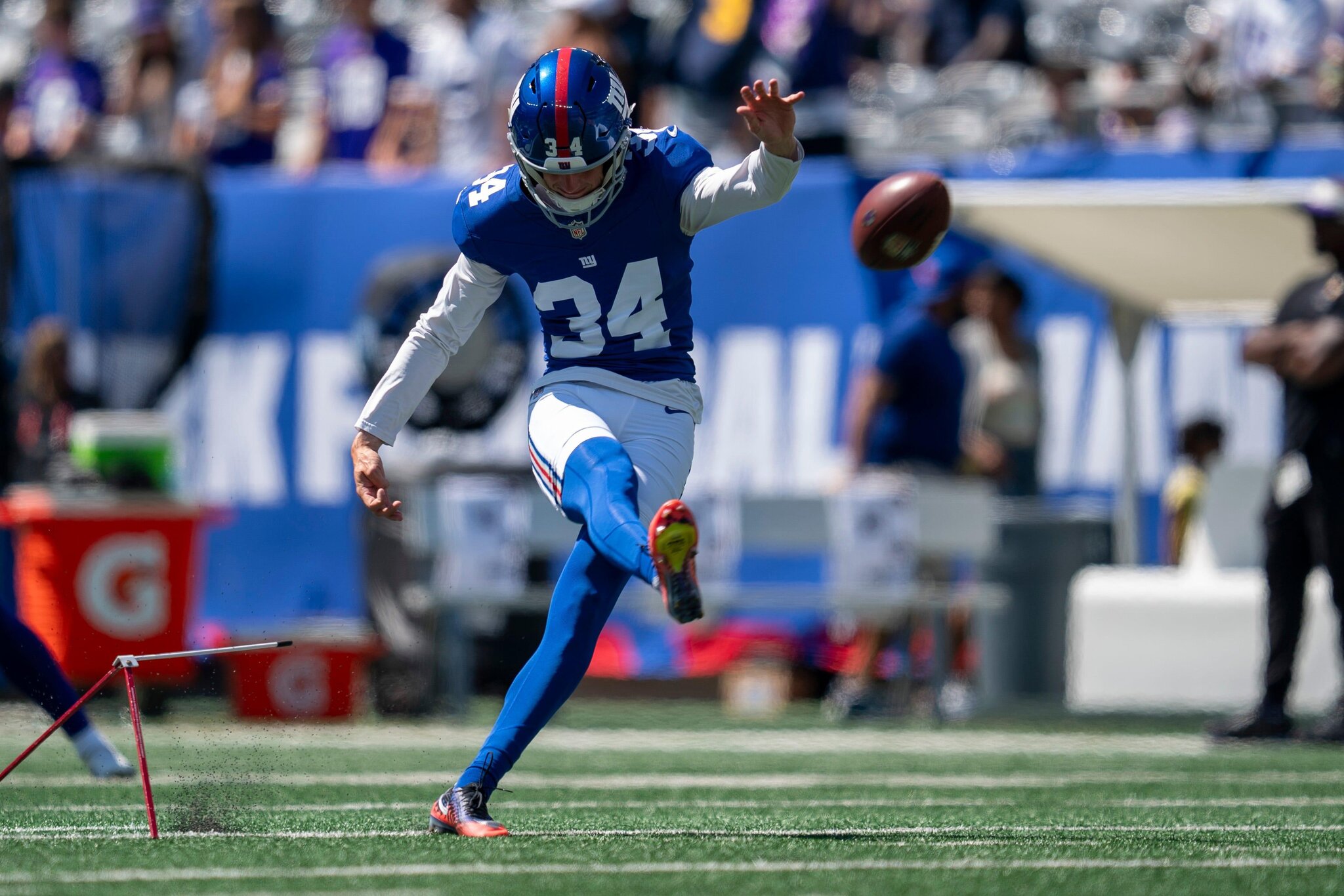 Dominic Zvada will be the NY Giants’ placekicker