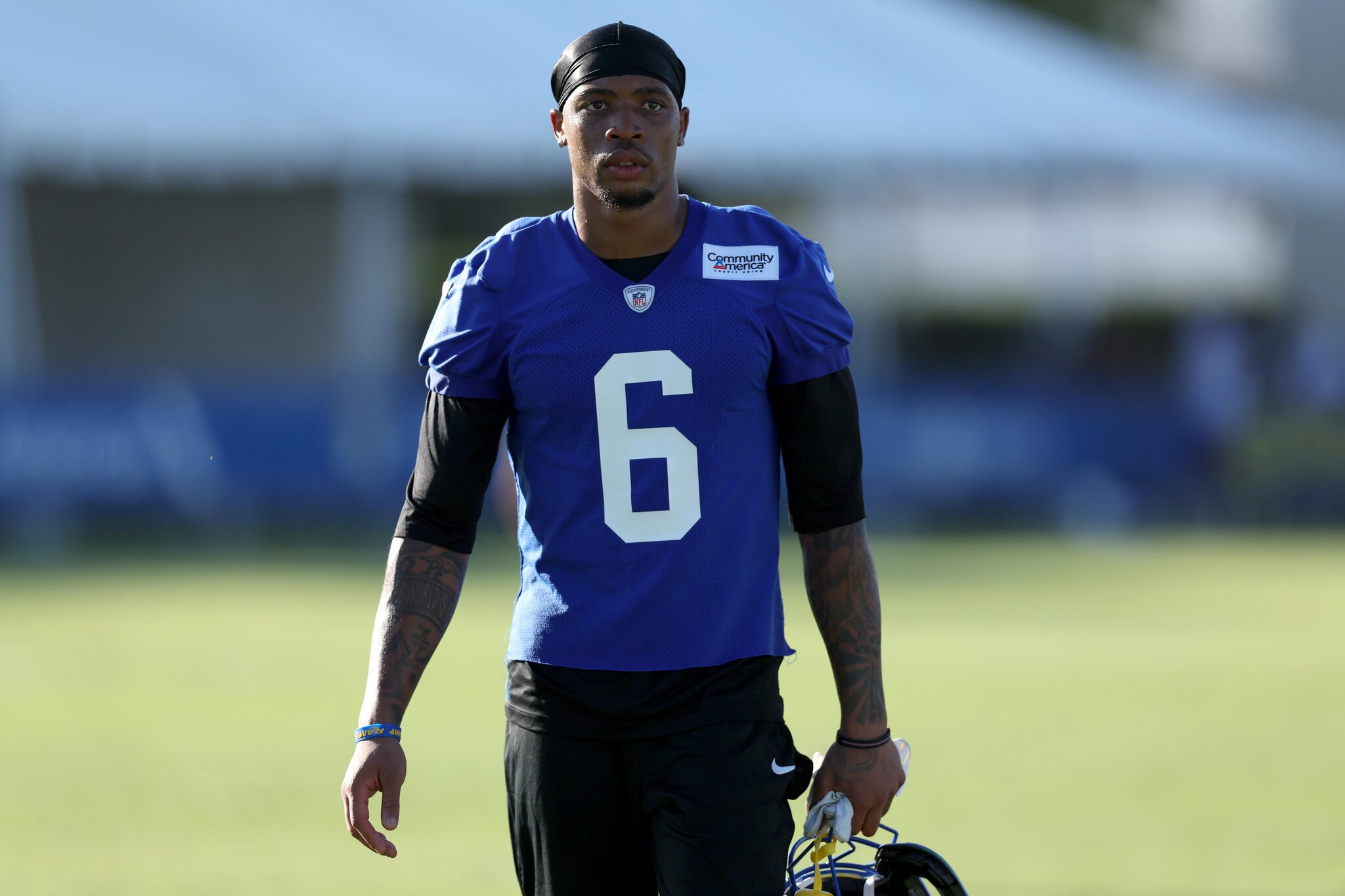 The rookie is already making waves at Rams training camp