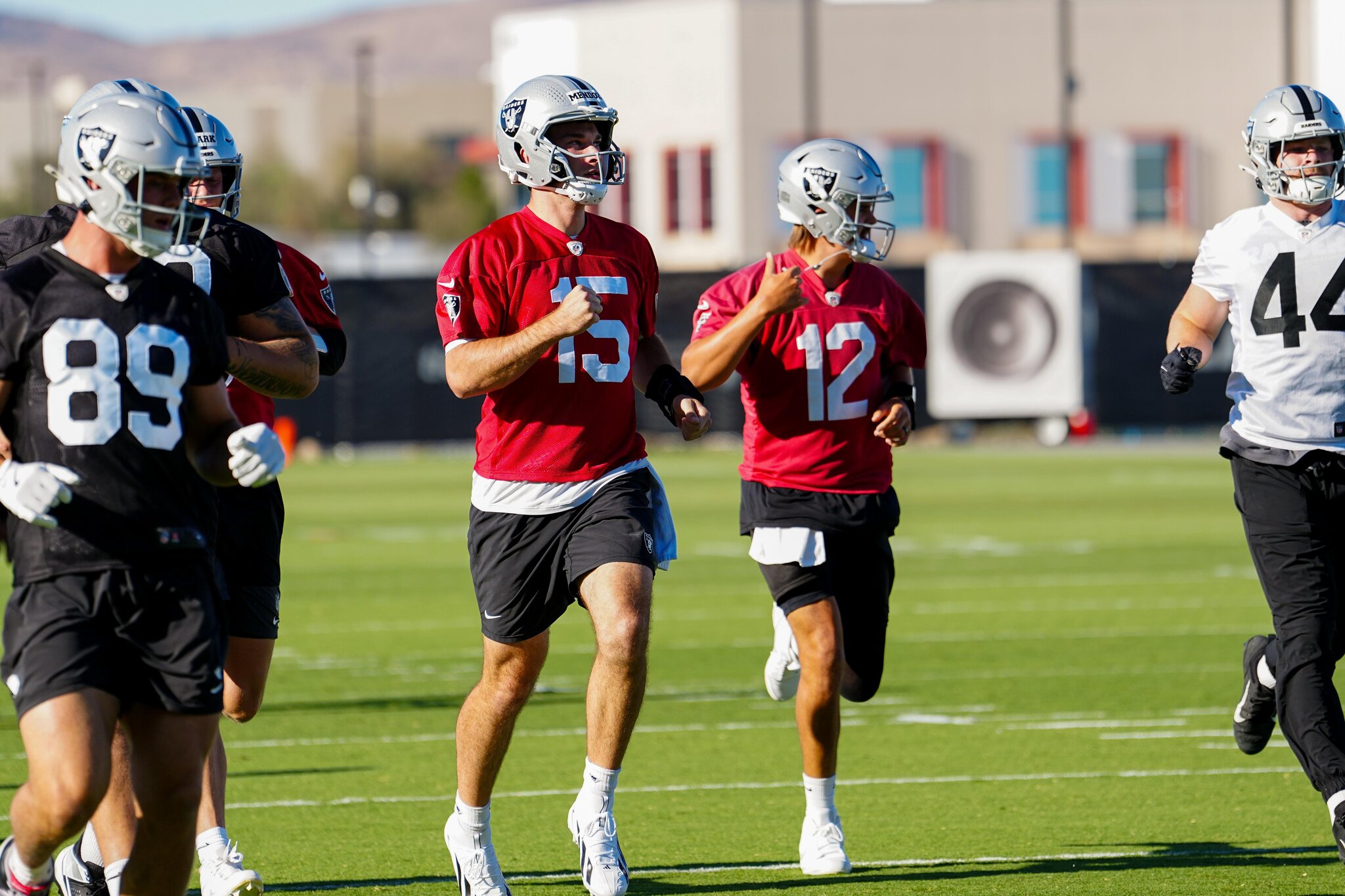 Getting Fernando Mendoza, Aidan O’Connell game-ready vital for Raiders