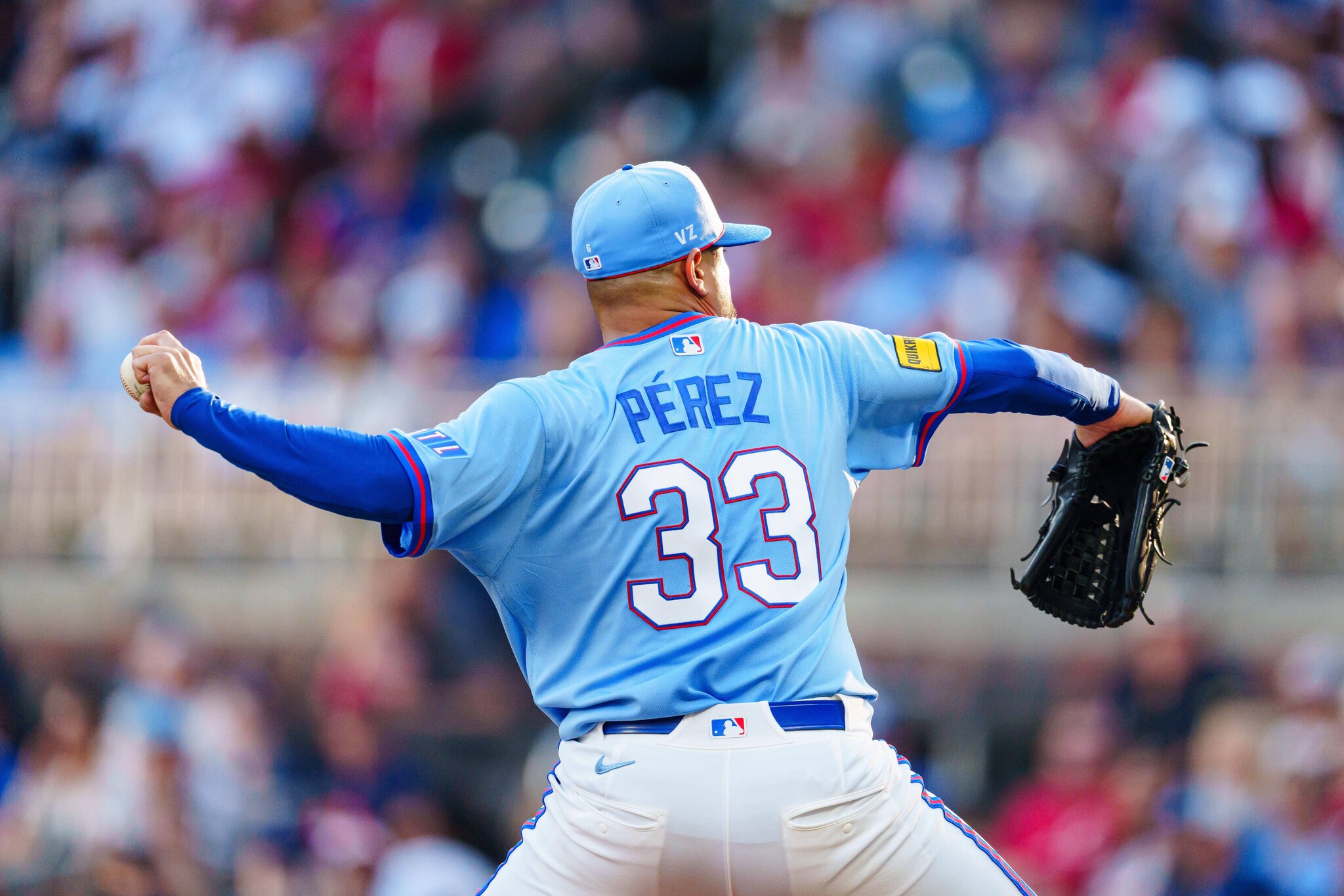Martin Perez has a heroic start and the bats break out in comfortable win