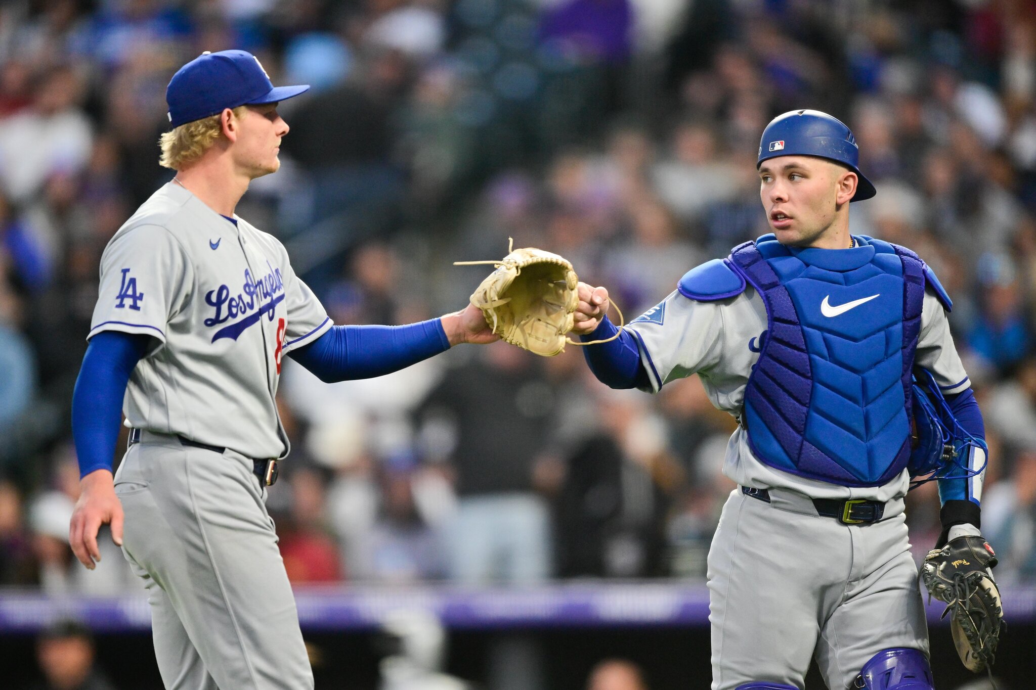 Dalton Rushing to injured list, Emmet Sheehan optioned to Triple-A