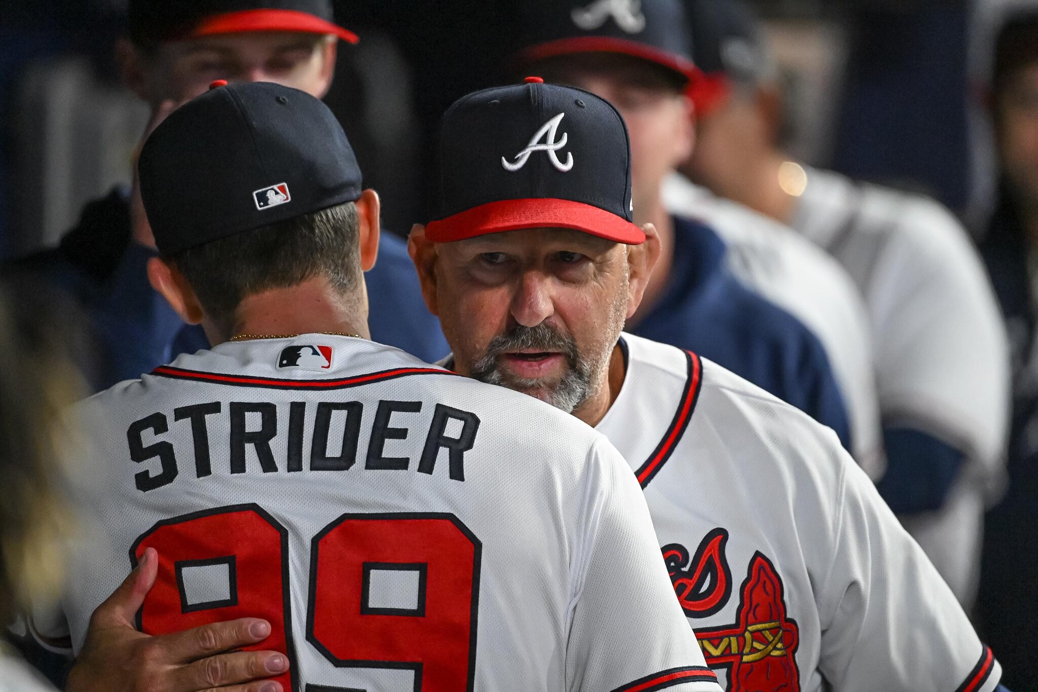 Walt Weiss provides updates on Spencer Strider, Hurston Waldrep and that weird balk call