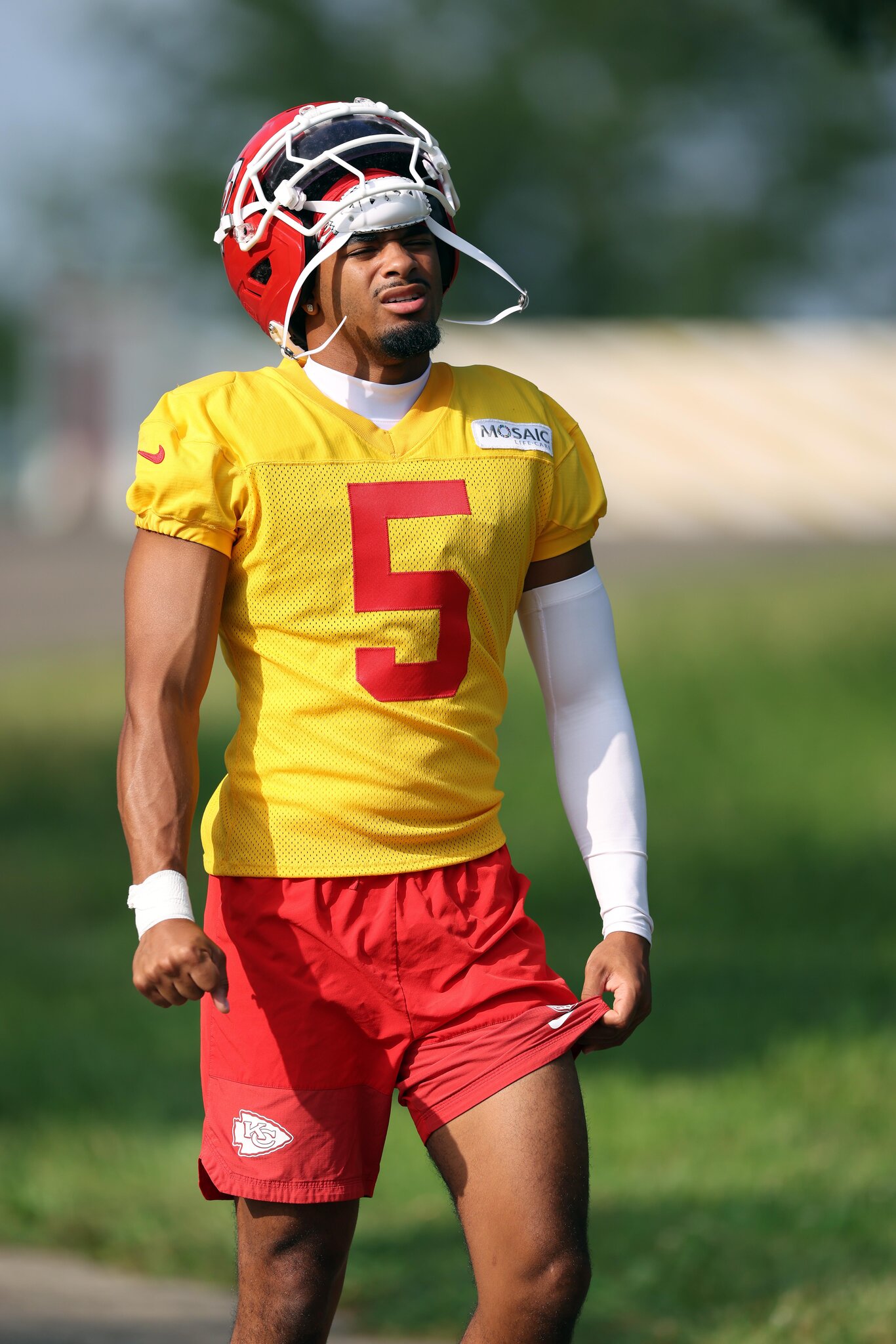 Chiefs rookie Mansoor Delane admits it’s hard to turn down aggression