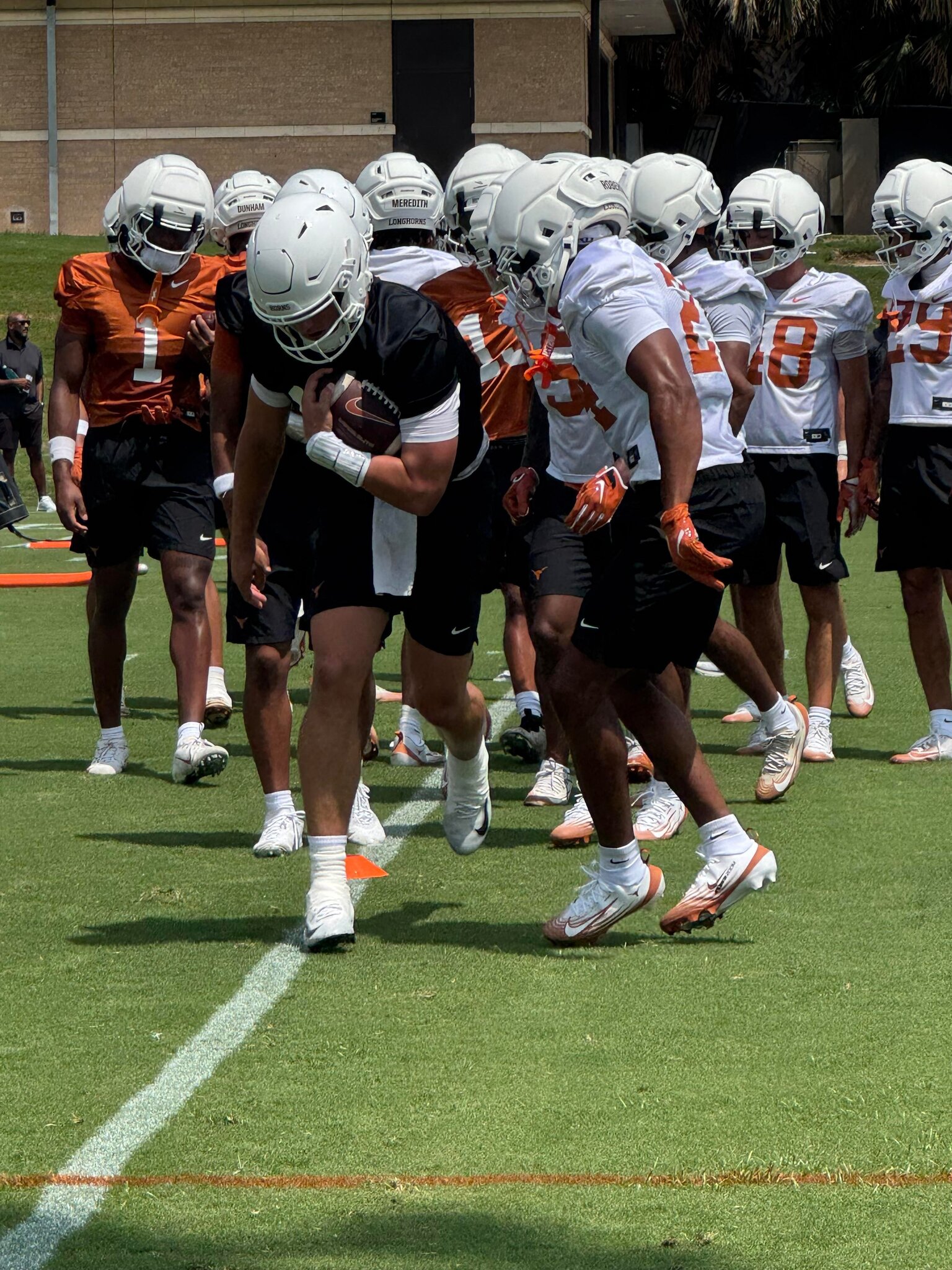 Steve Sarkisian provides updates on first Texas practice of preseason camp